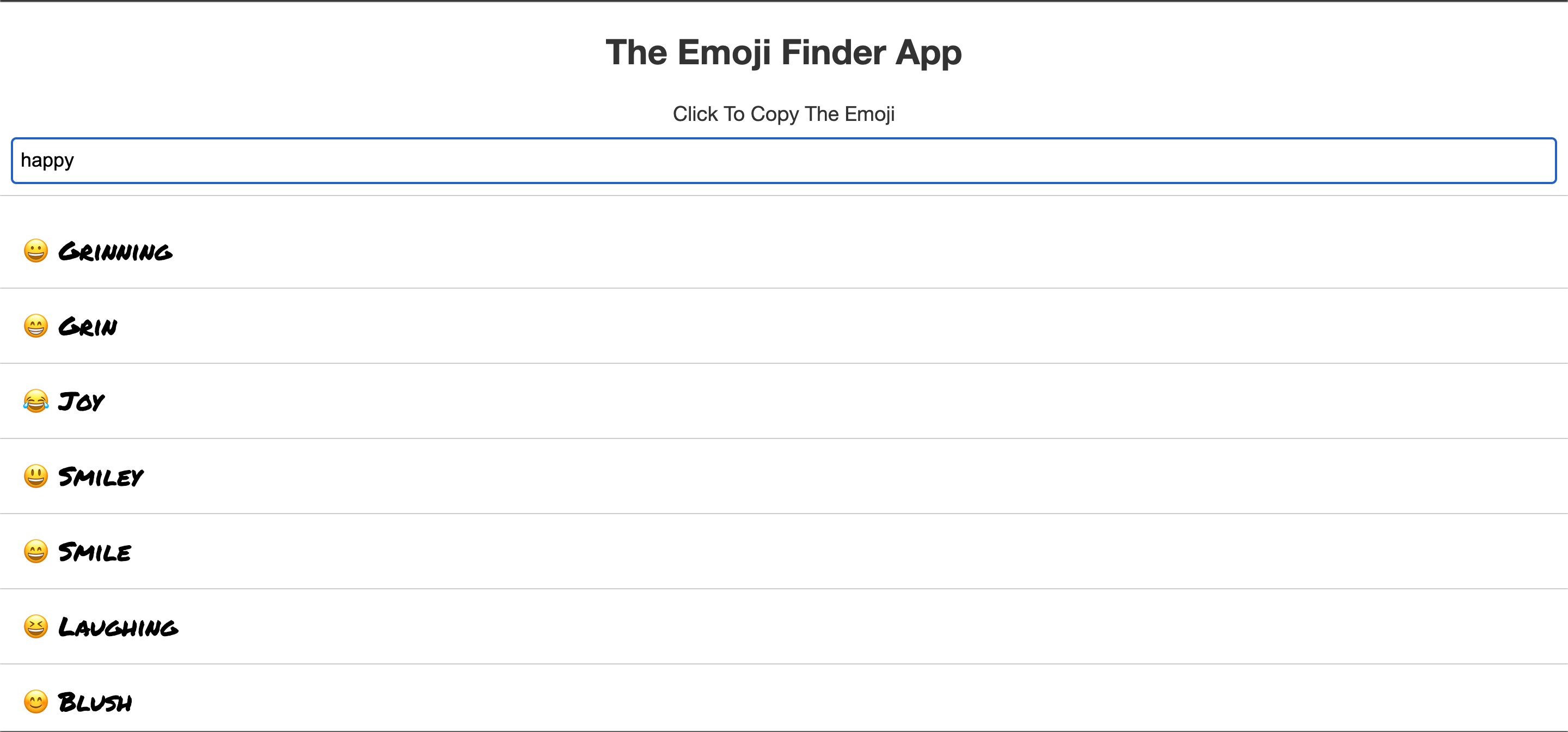 Emoji FInder