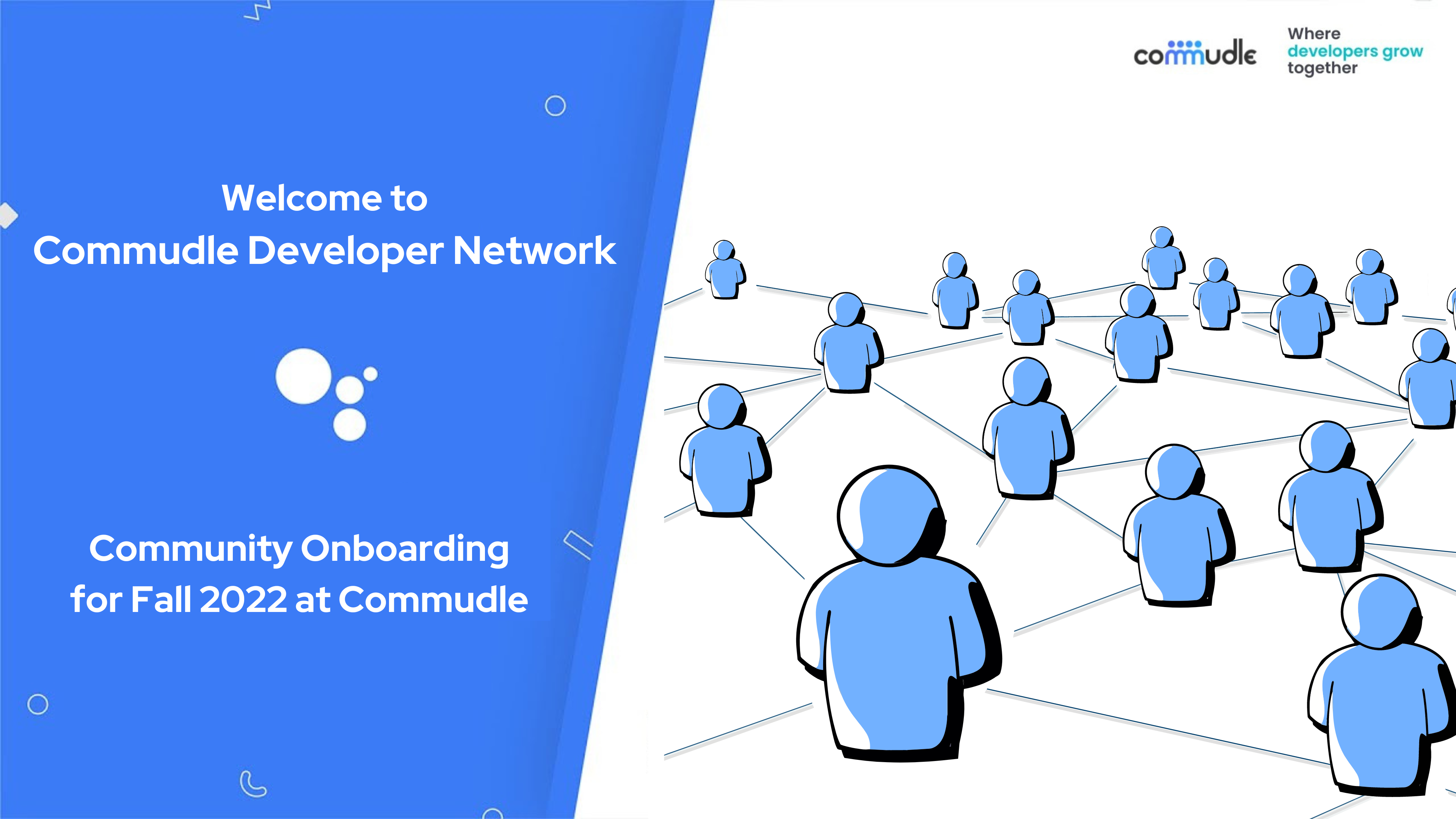 Welcome to Commudle Developer Network | Community Onboarding for Fall 2022