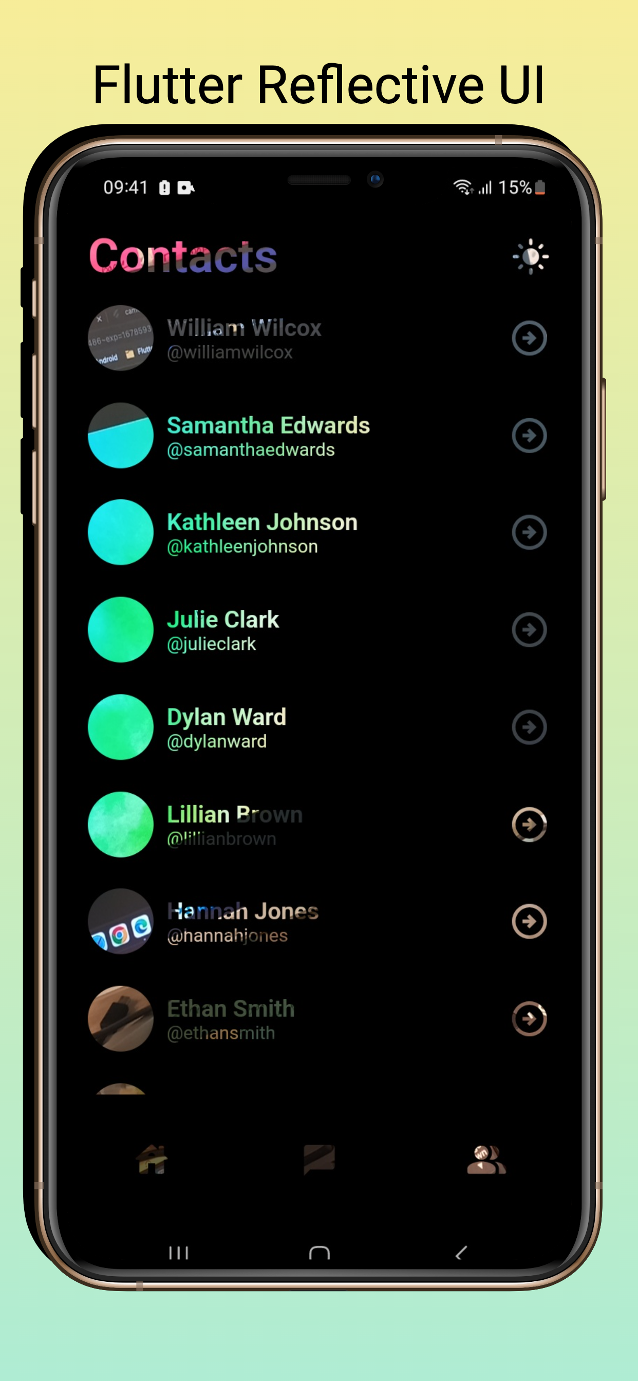 Flutter Reflective UI