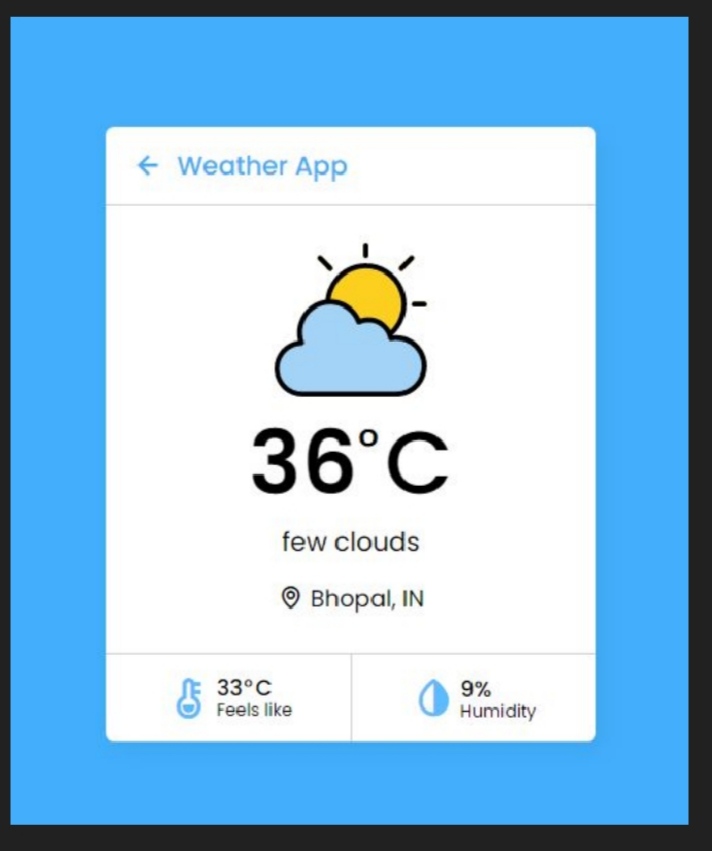 Weather app