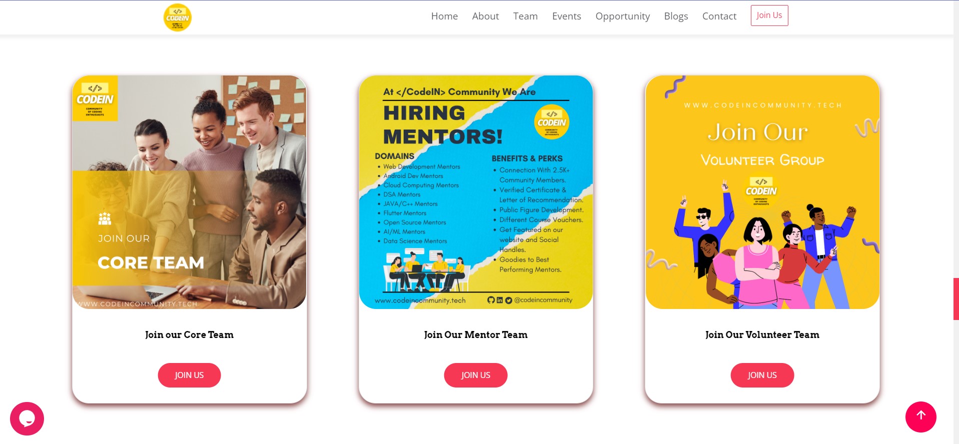  CodeIN-Community-Website