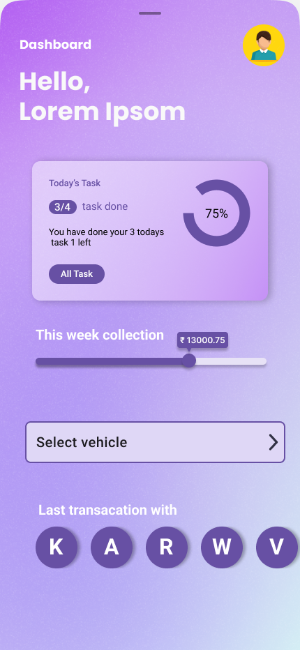 Logistic App(UI)-Figma