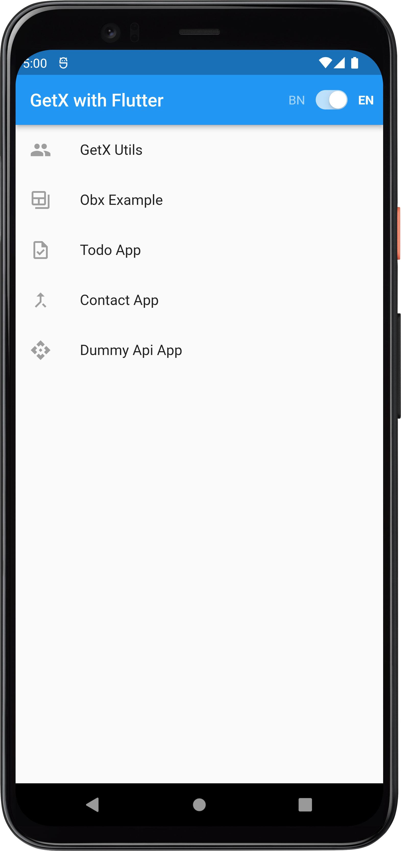 GetX with Flutter