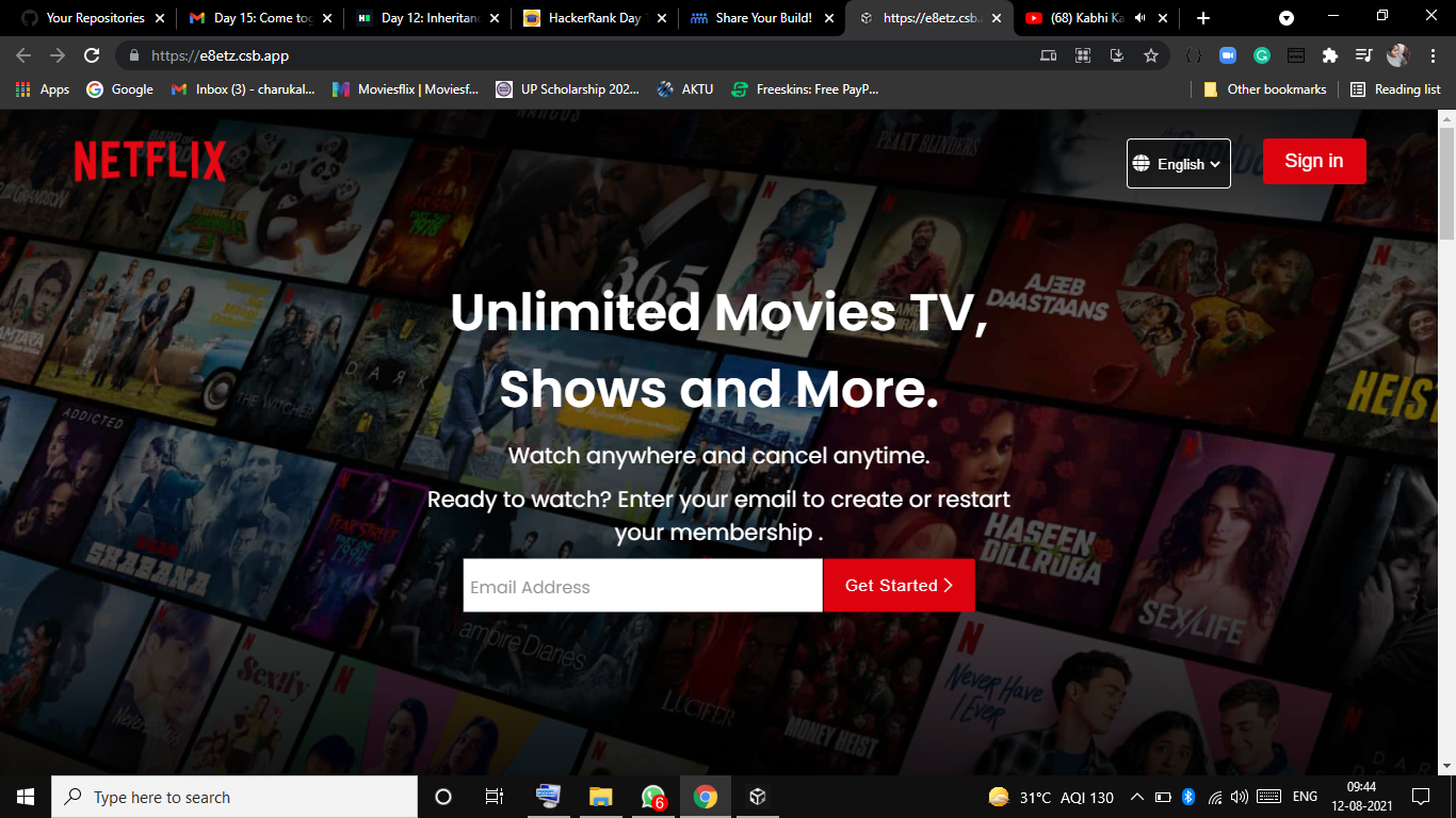 Netflix Clone Netflix Clone