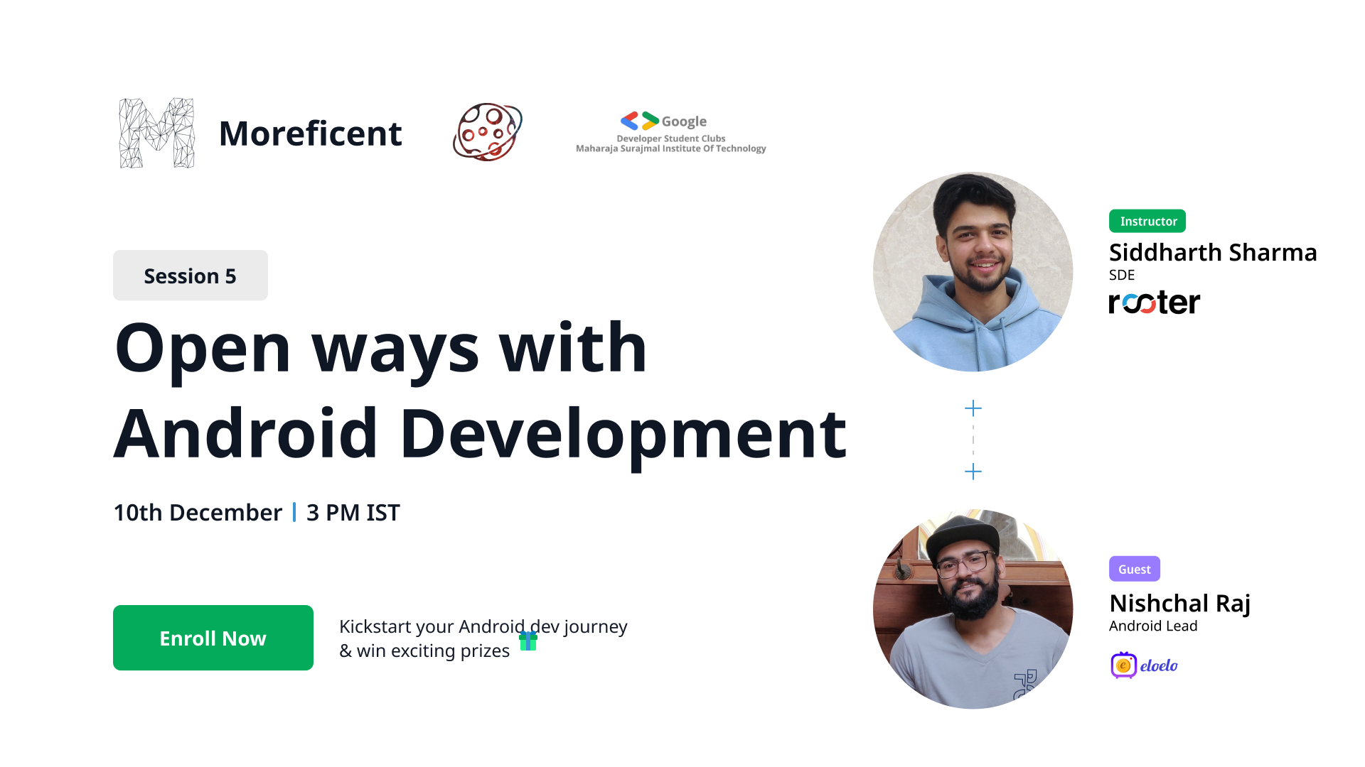 Session 5 : Learn Basics of Android Development with Moreficent Session 5 : Learn Basics of Android Development with Moreficent
