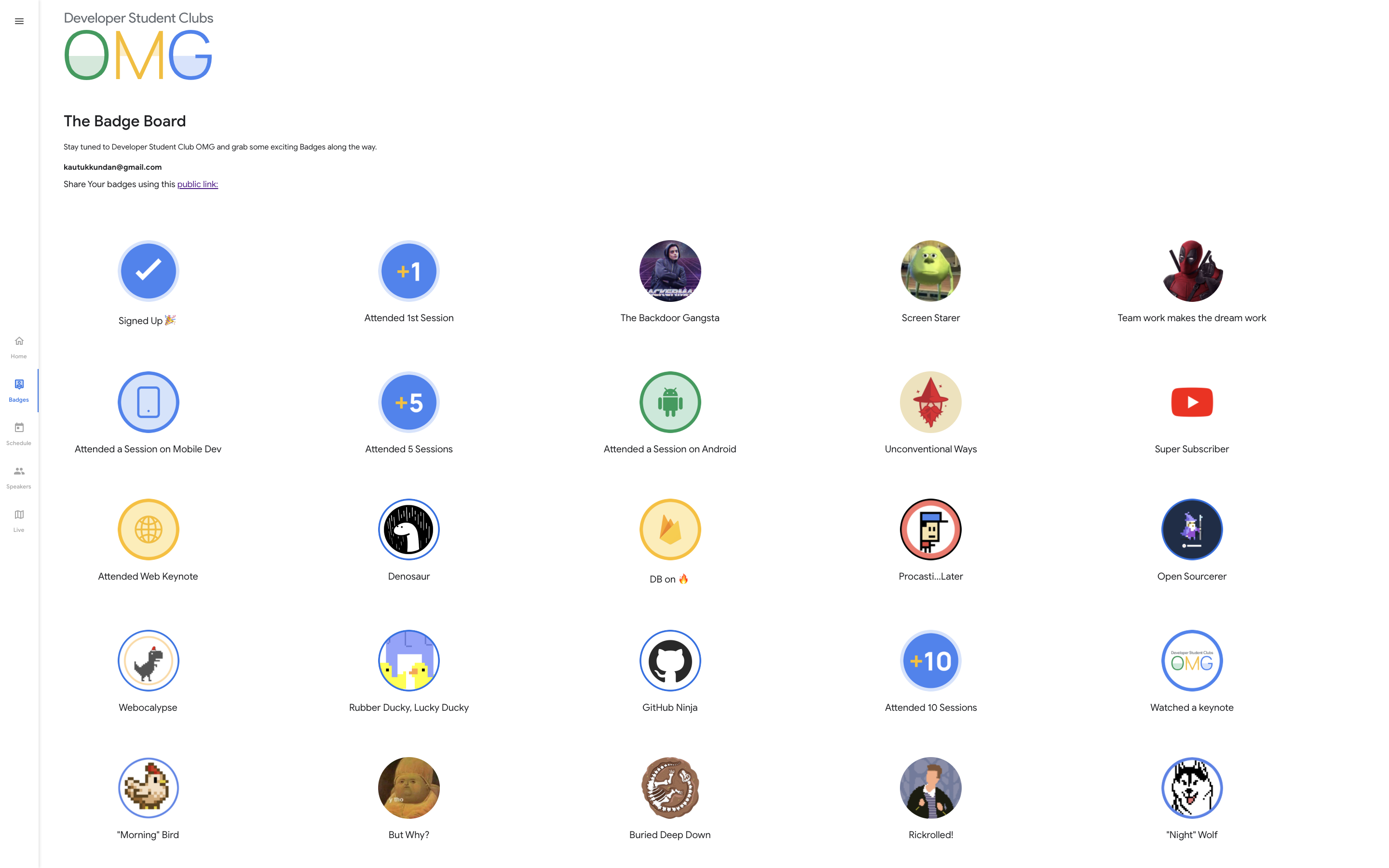 OMG Badges 