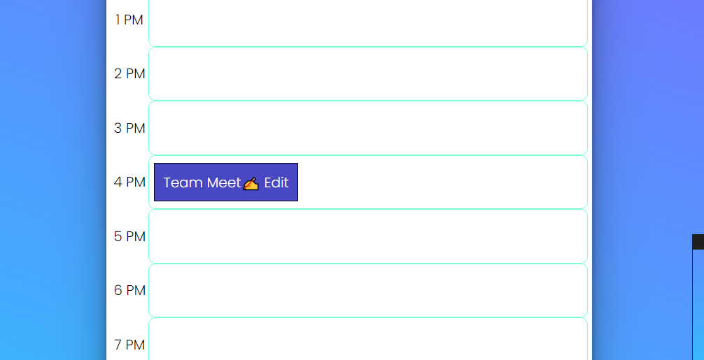 Calendar App
