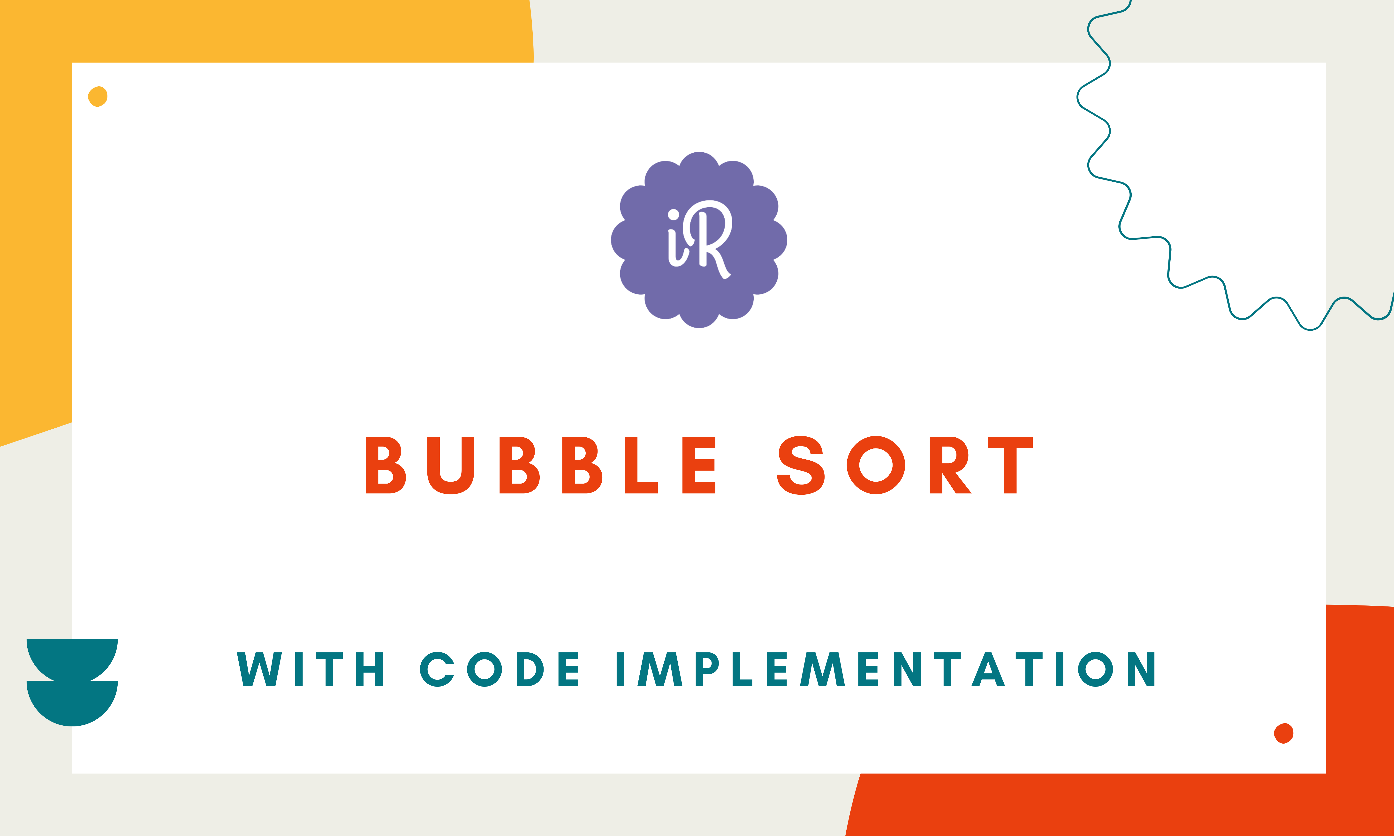 Bubble Sort | iRead