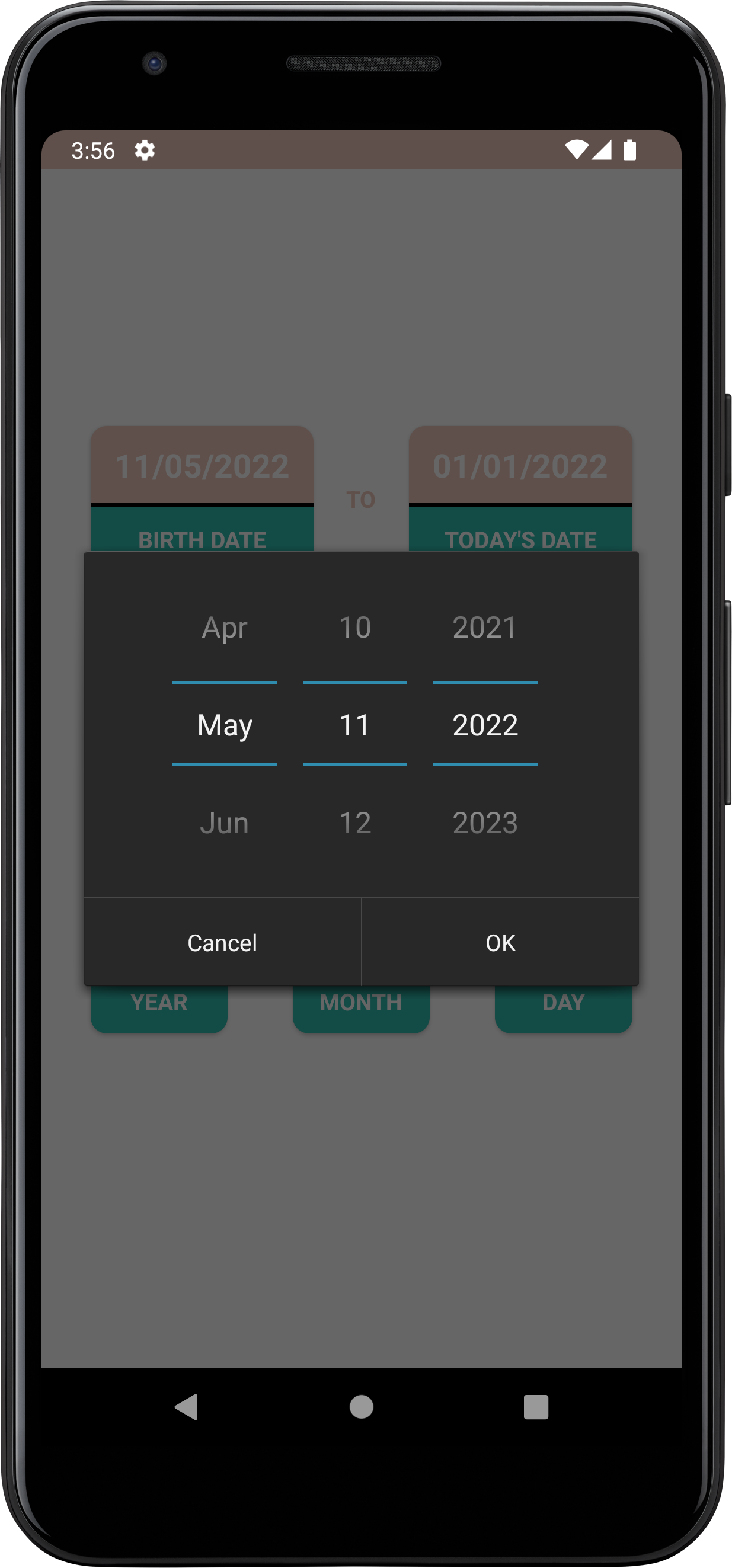 Age Calculator - Android Project