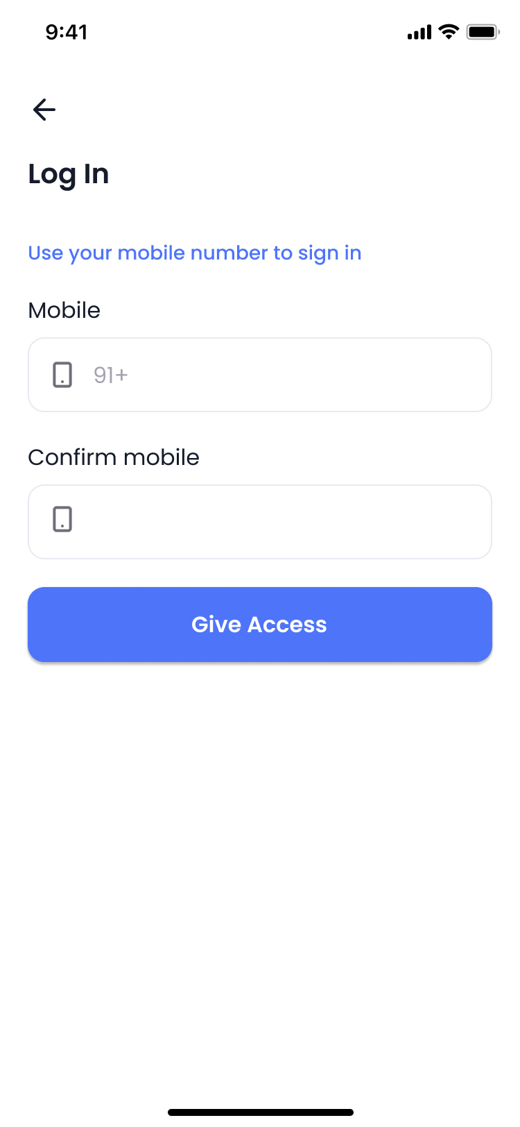 Mobile App(UI) - Figma