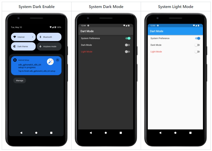 Dark Light Theme