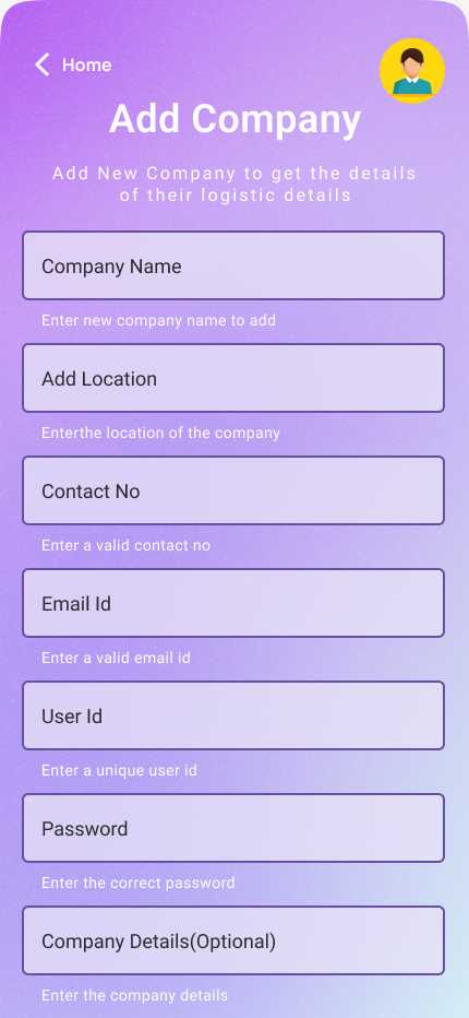 Logistic App(UI)-Figma