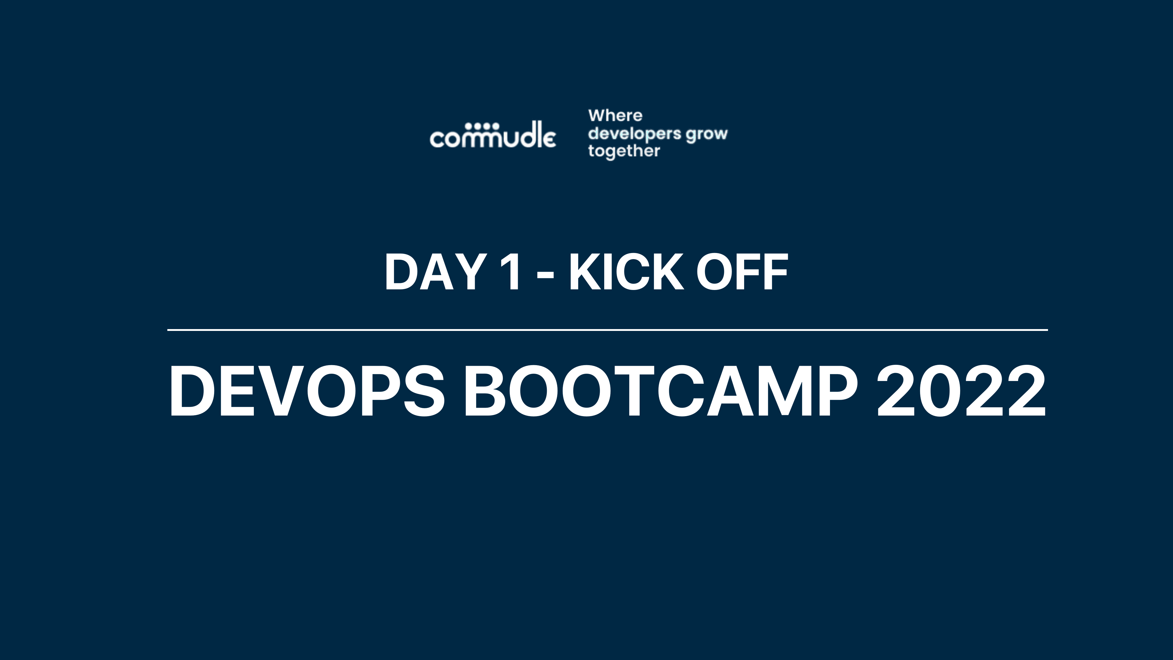 DevOps Bootcamp - Day 1 