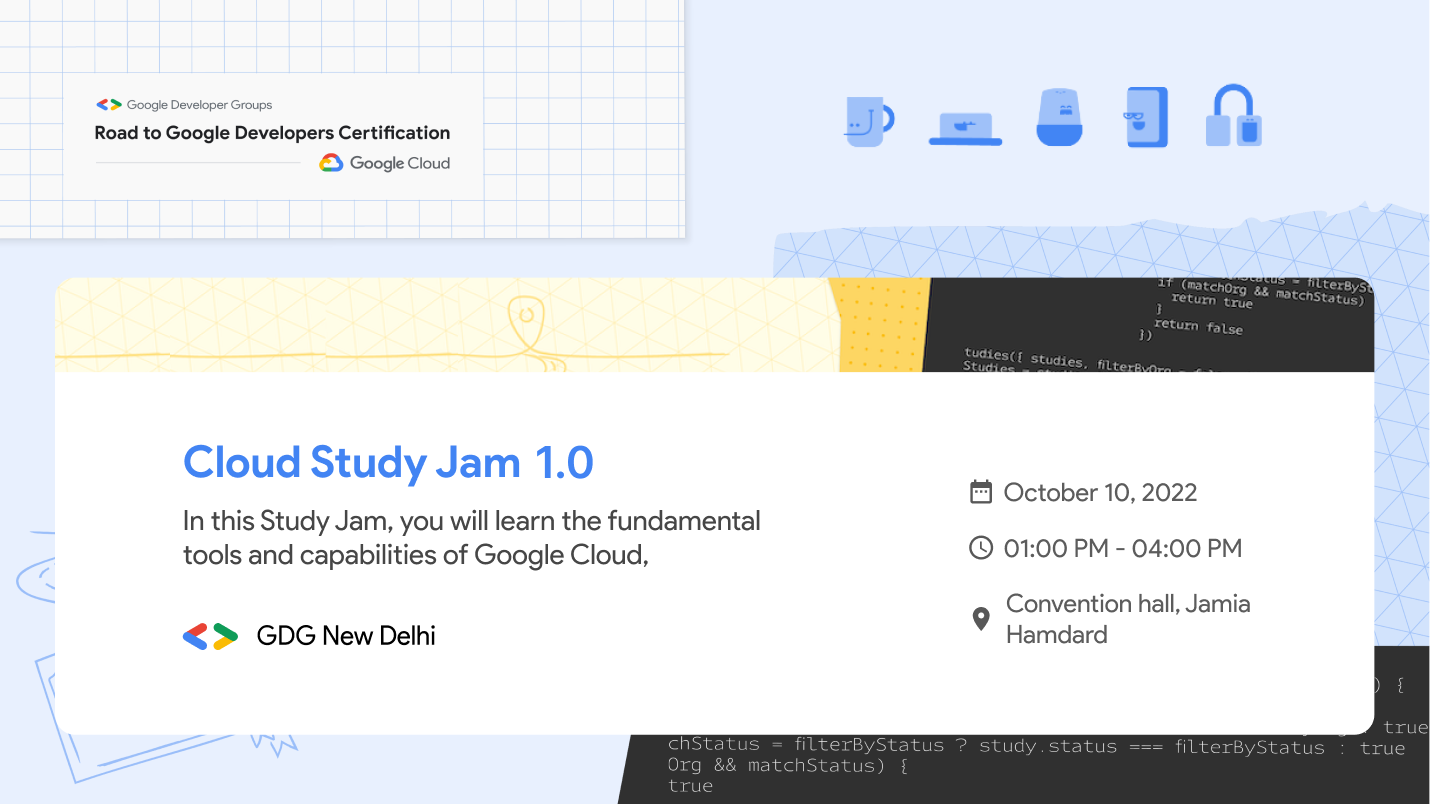 Cloud Study Jam 1.0 Cloud Study Jam 1.0