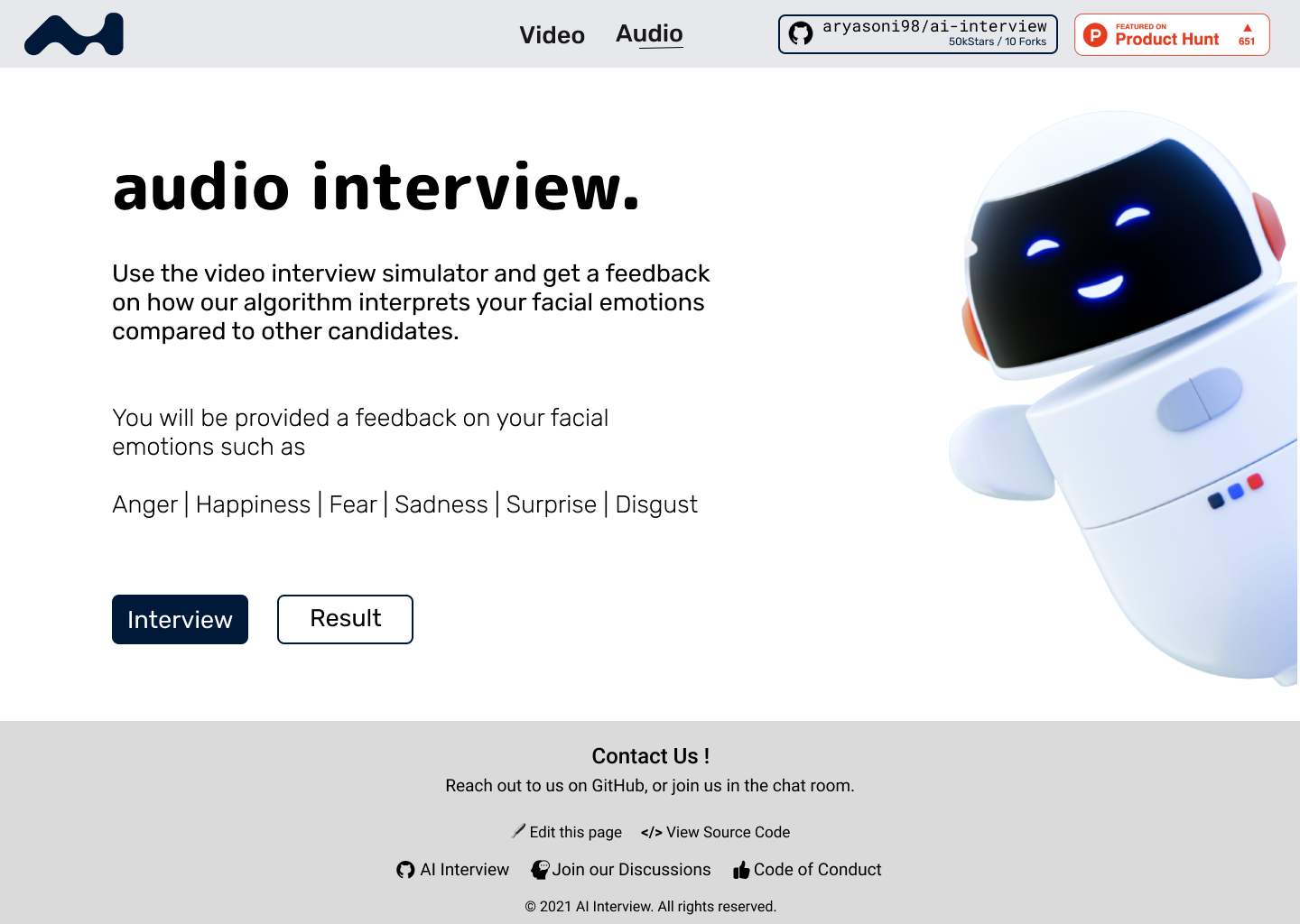 AI Interview Mock-Up AI Interview Mock-Up