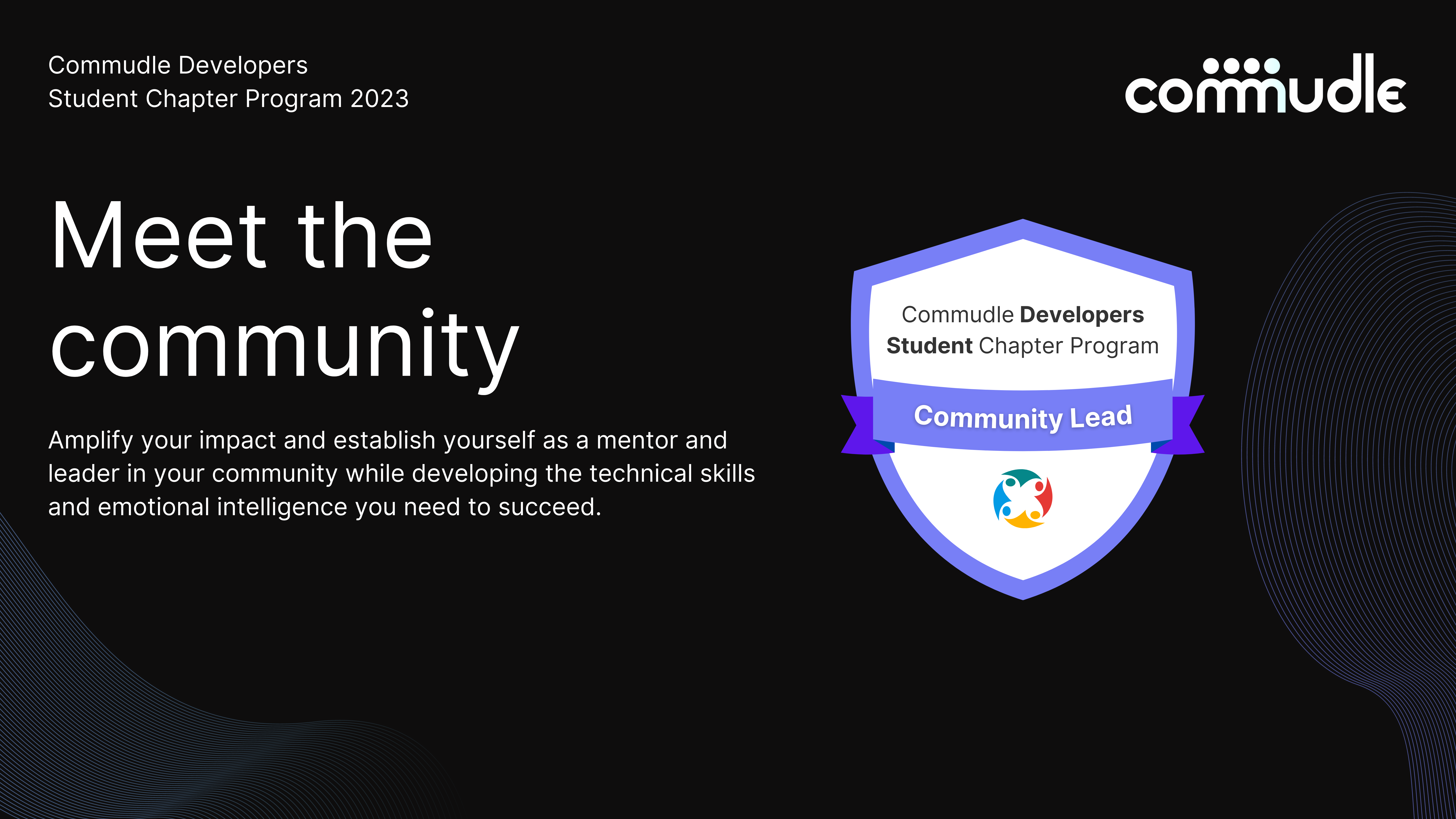 Commudle Student Developers Chapter Program 2023: Community Onboarding Commudle Student Developers Chapter Program 2023: Community Onboarding