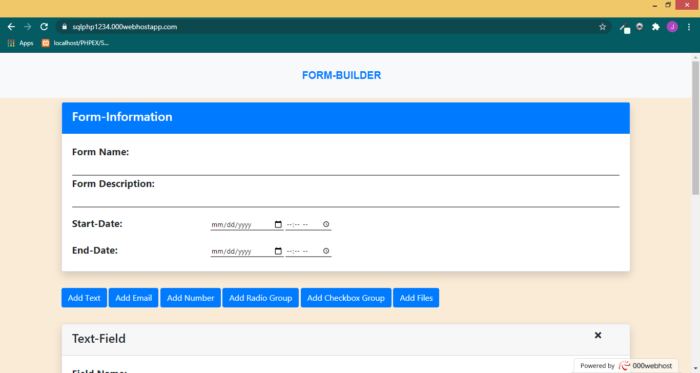 Form Builder Form Builder
