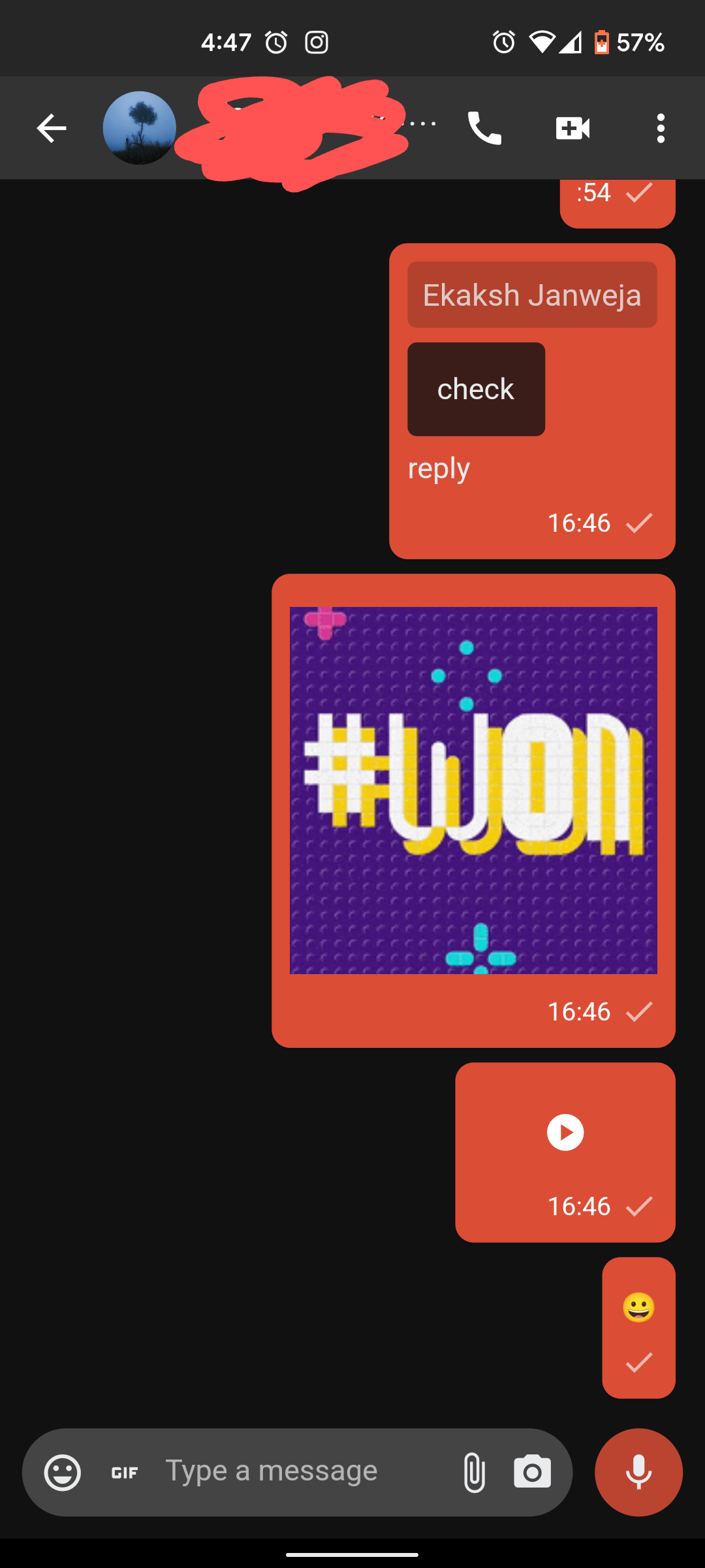 NotWhatsapp - A Whatsapp Clone NotWhatsapp - A Whatsapp Clone