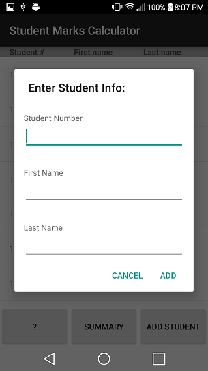 College Student Result