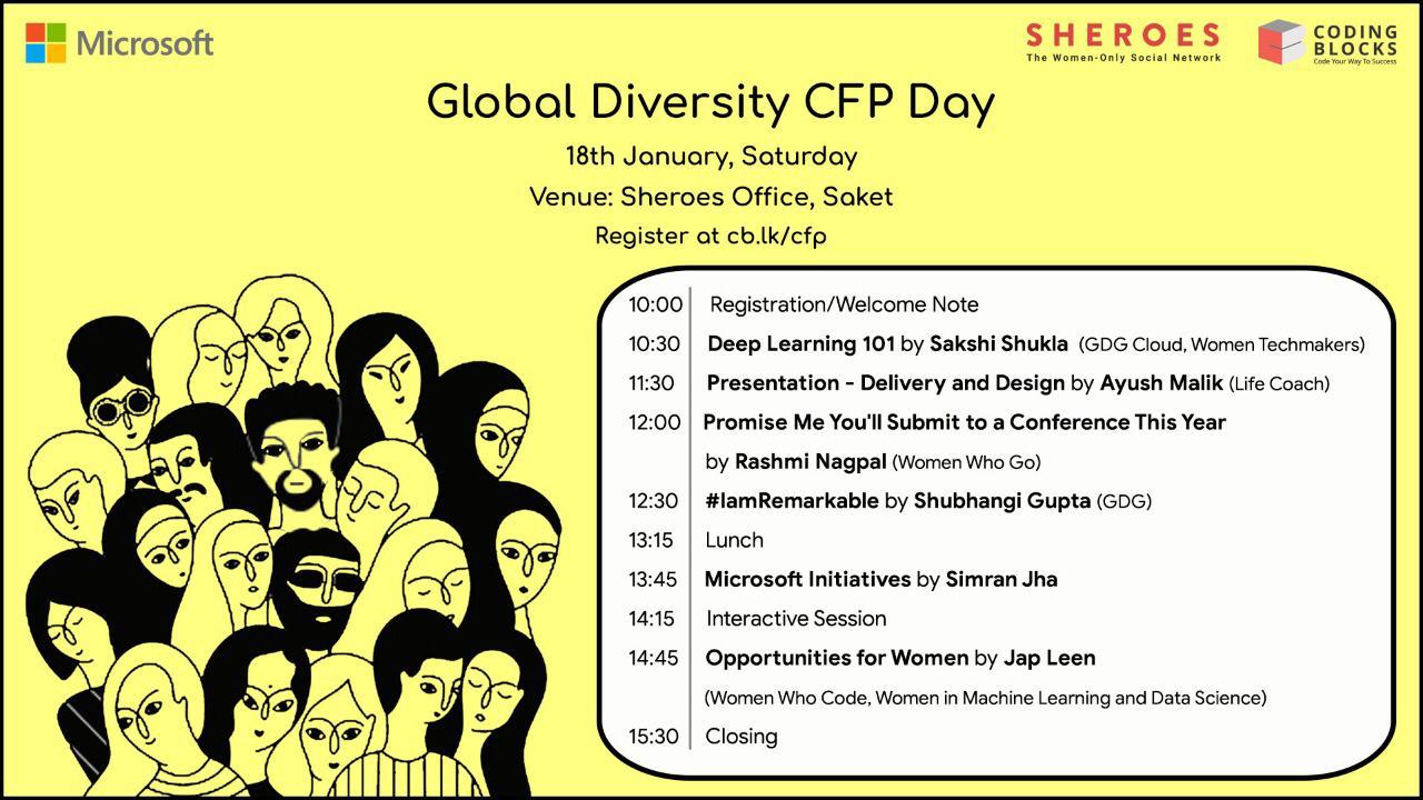 Global Diversity CFP Day Delhi