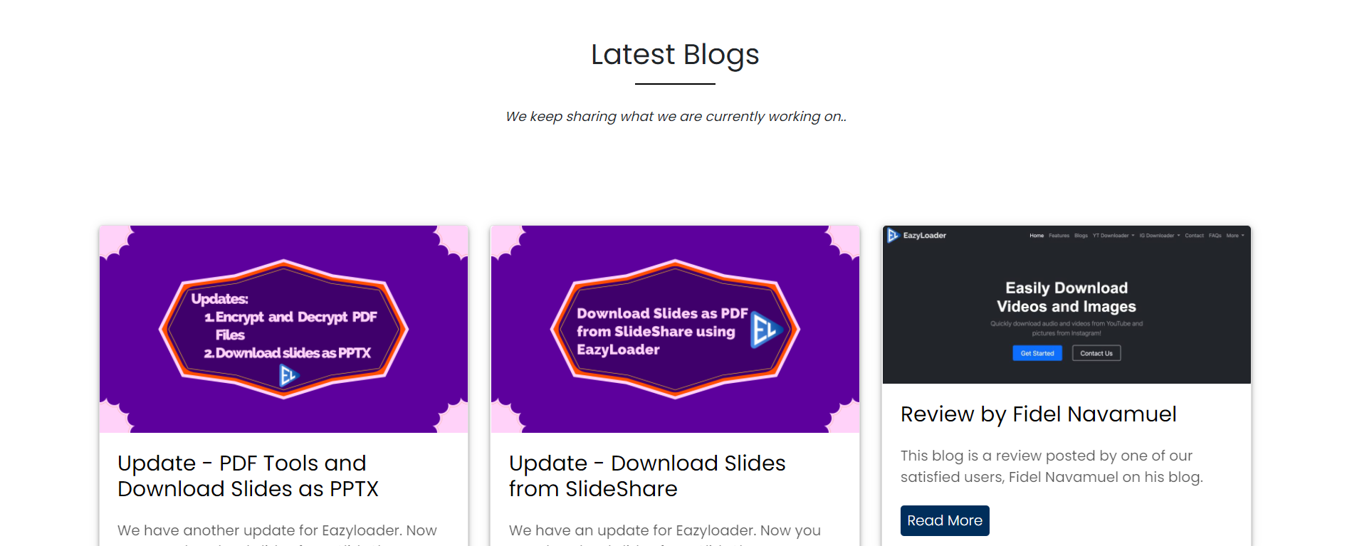 EazyLoader | Downloading Made Easy