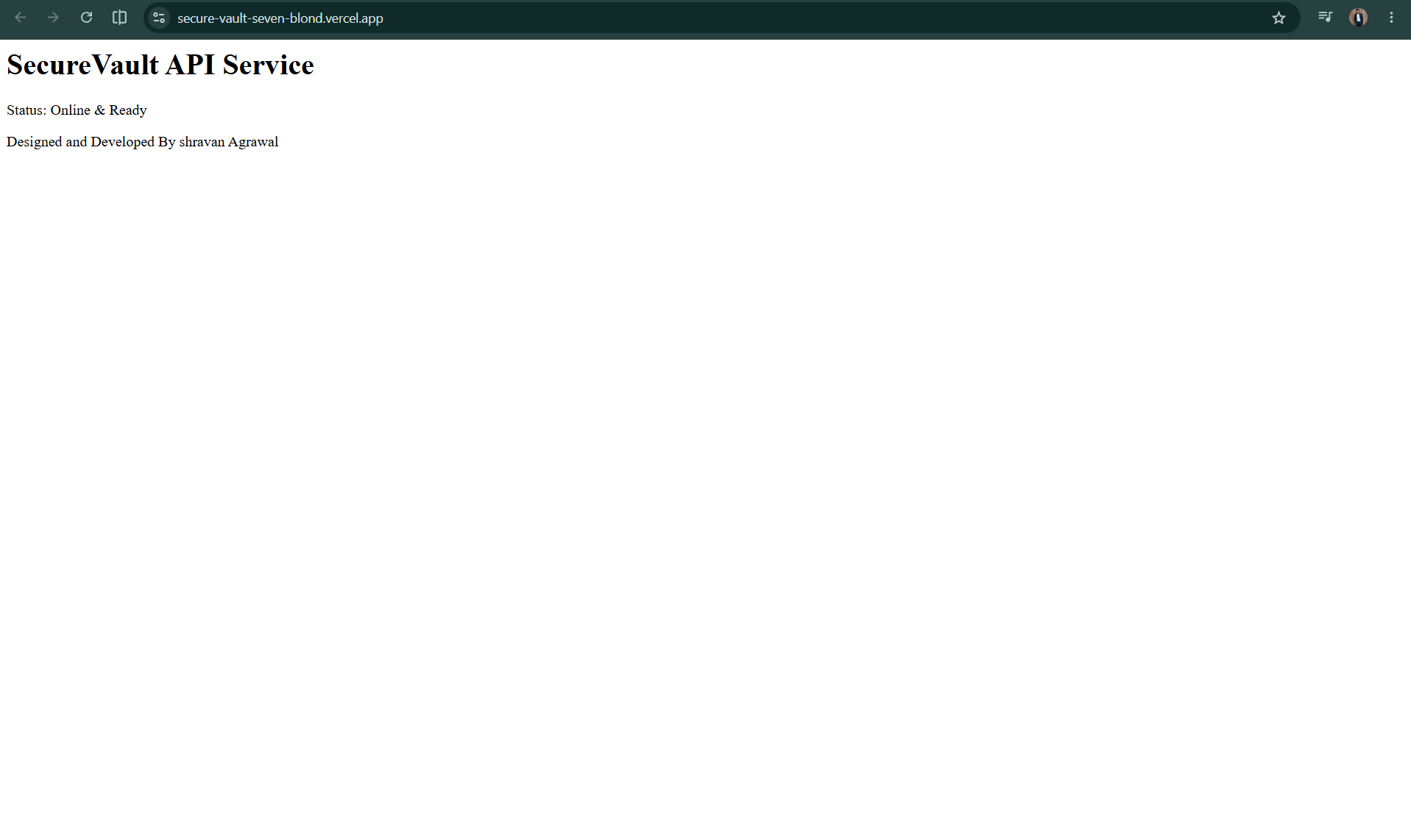 SecureVault - End-to-End Encrypted Digital Vault & Credential Manager SecureVault - End-to-End Encrypted Digital Vault & Credential Manager