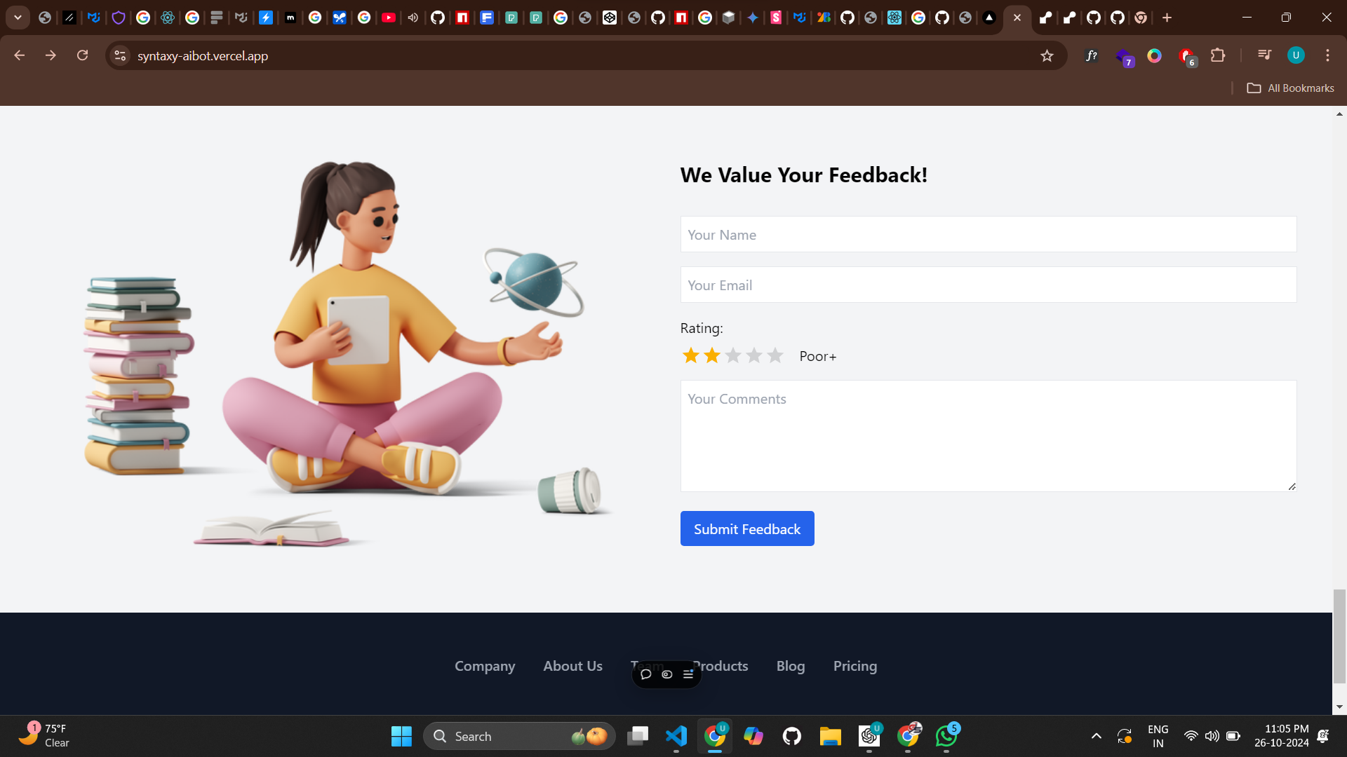 Synatxy -An ai Powered Chatbot Synatxy -An ai Powered Chatbot
