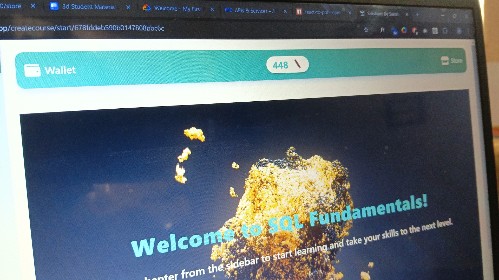 SAKSHAM: Ai course generator 