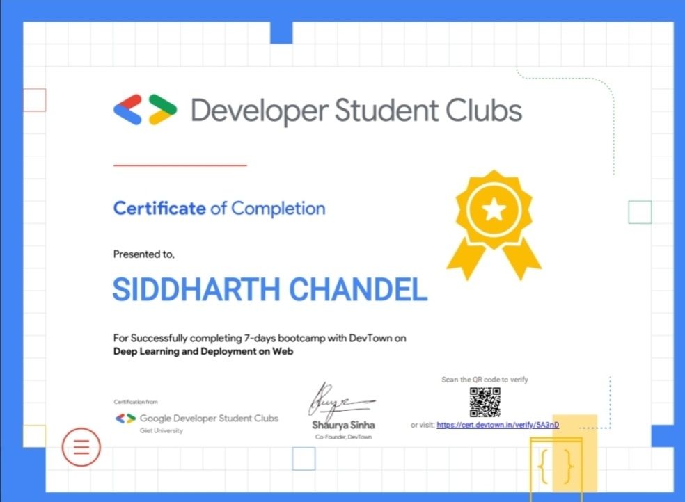 Siddharth Chandel on LinkedIn: #deeplearning #techeducation #lifelonglearner