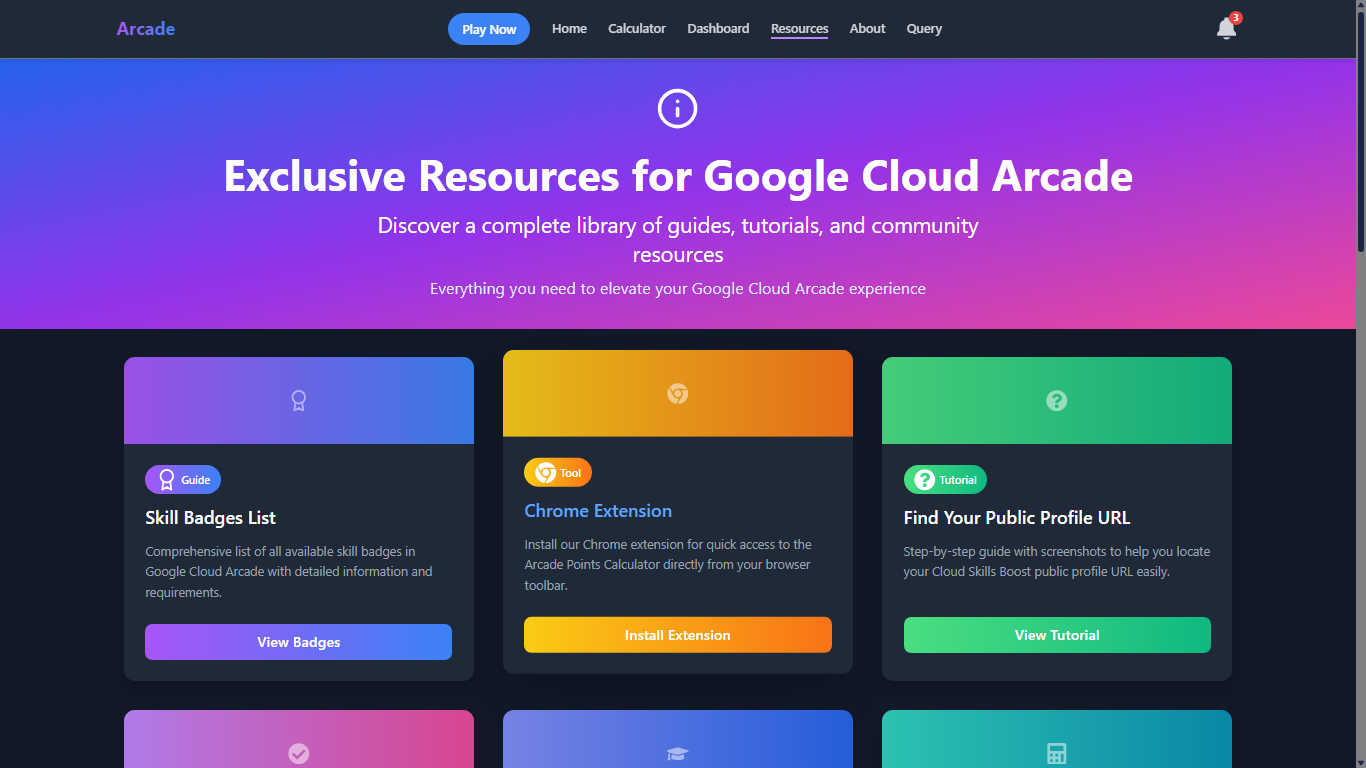 Google Cloud Arcade Points Calculator Tool | Arcade Facilitator Program | Track Your Progress