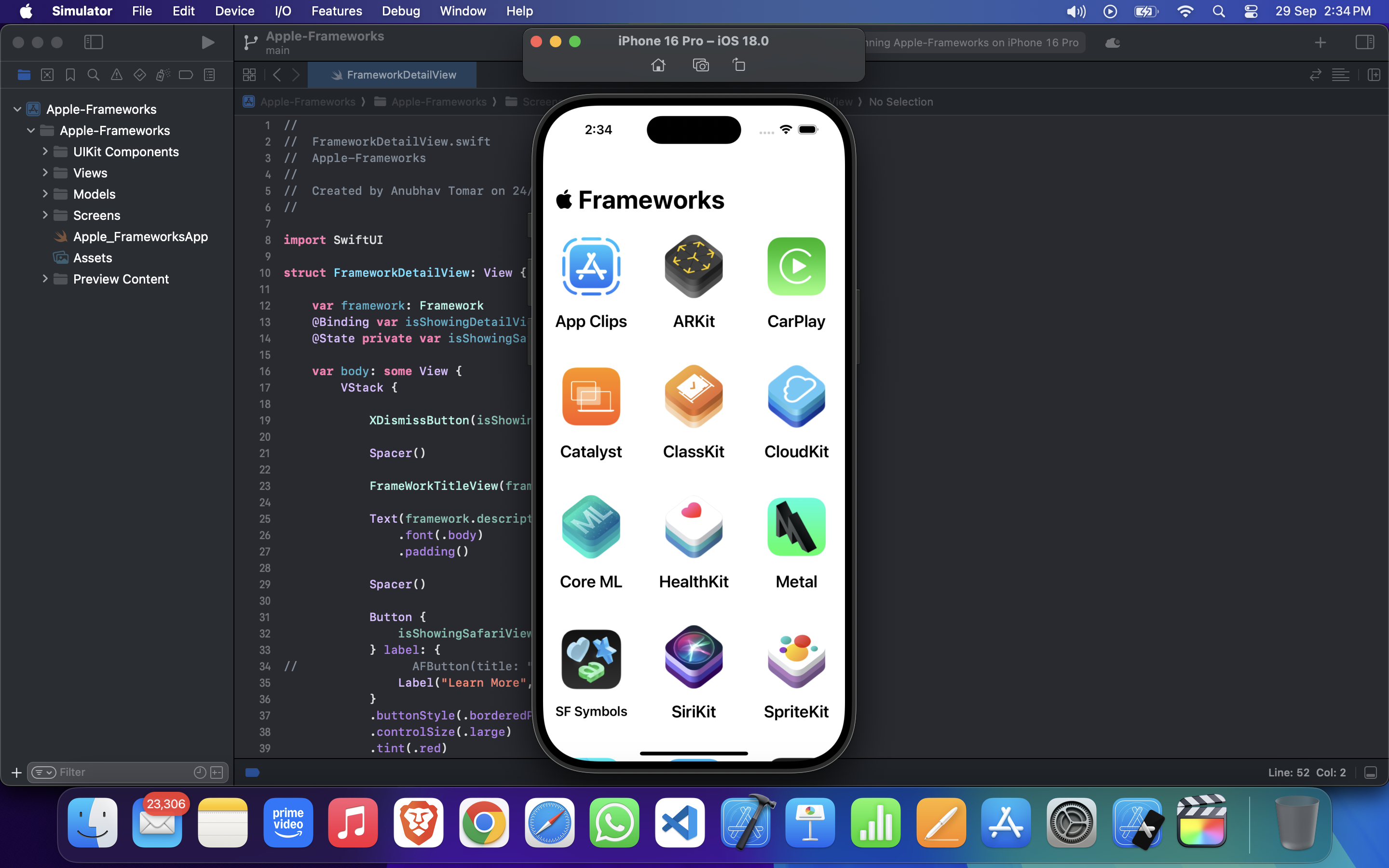 Apple Framework