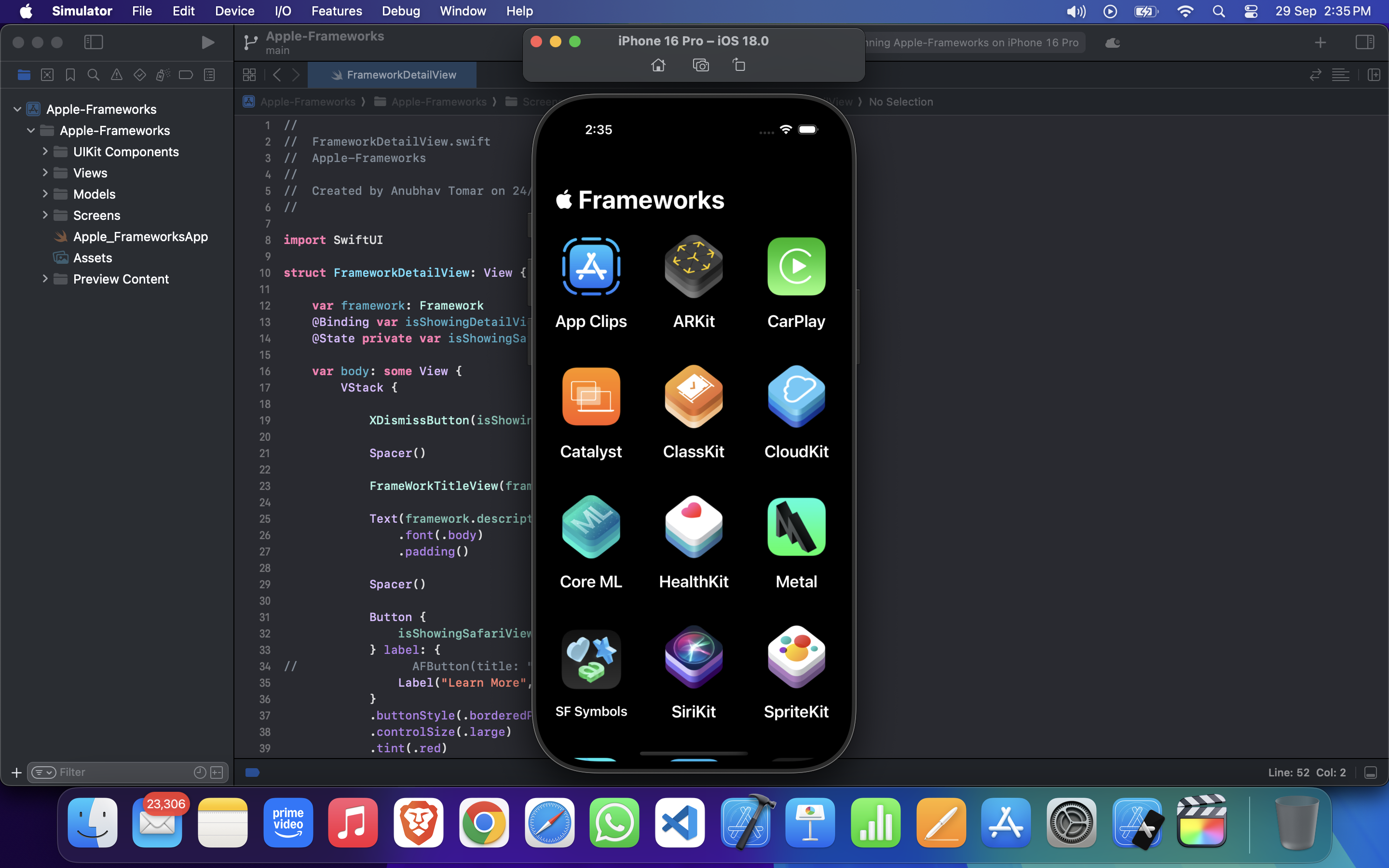 Apple Framework