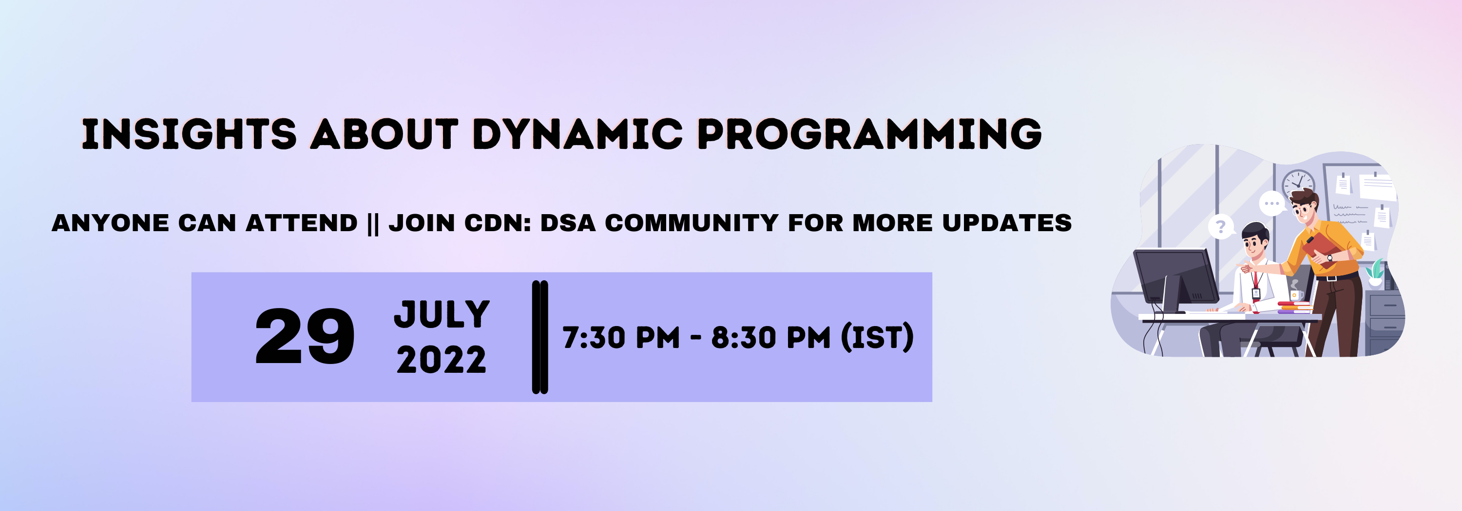 Insights about dynamic programming Insights about dynamic programming