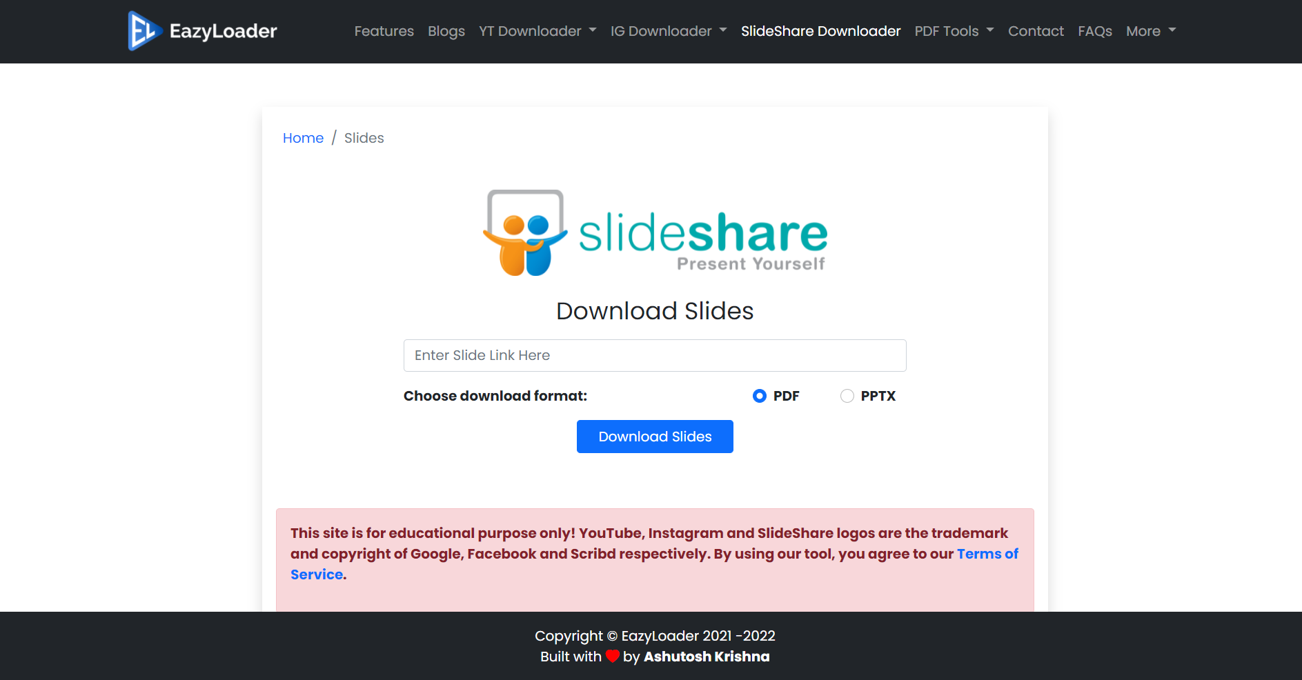 EazyLoader | Downloading Made Easy