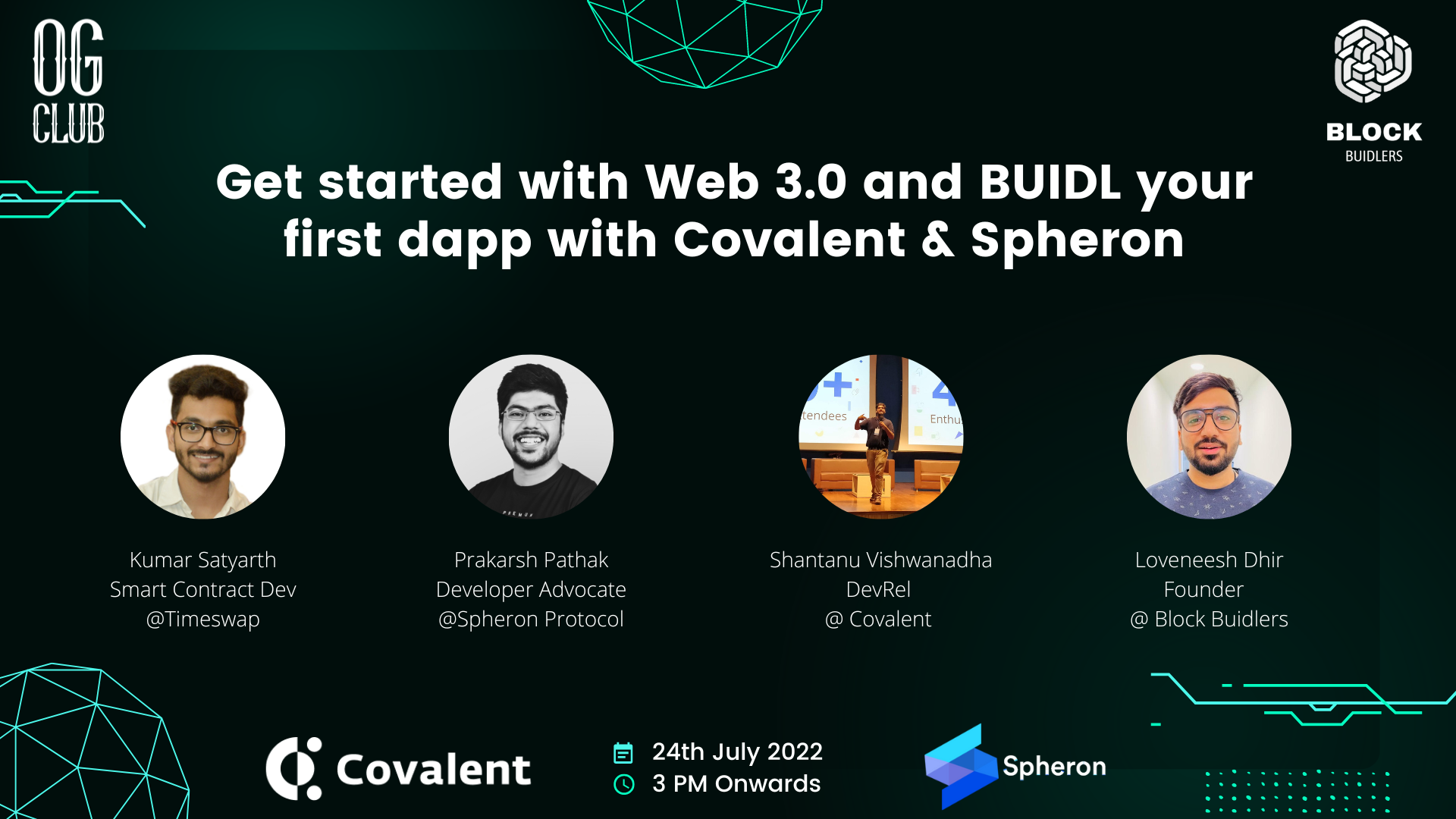 Get started with Web 3.0 and BUIDL your first dapp with Covalent & Spheron Get started with Web 3.0 and BUIDL your first dapp with Covalent & Spheron