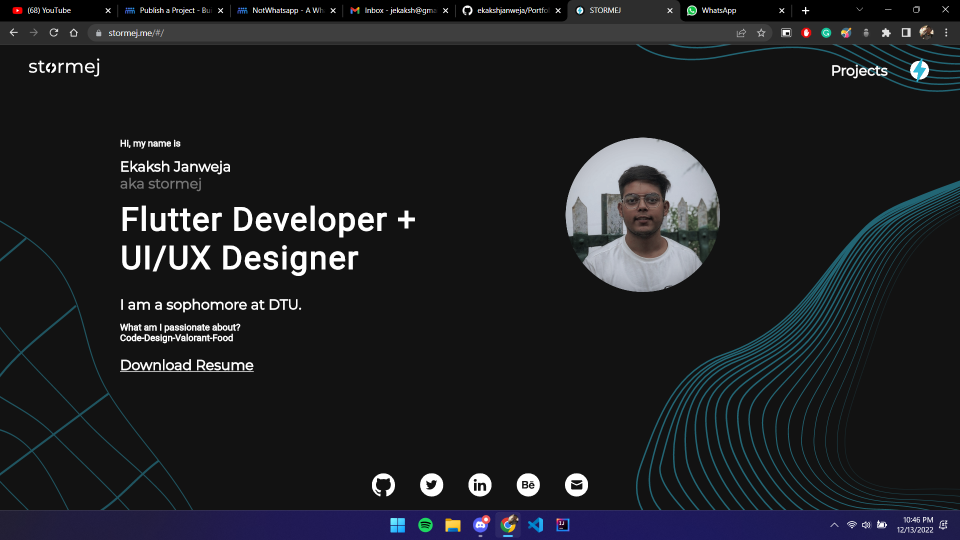 Personal Portfolio Website