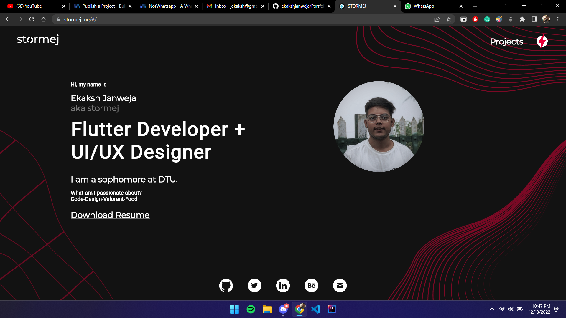 Personal Portfolio Website