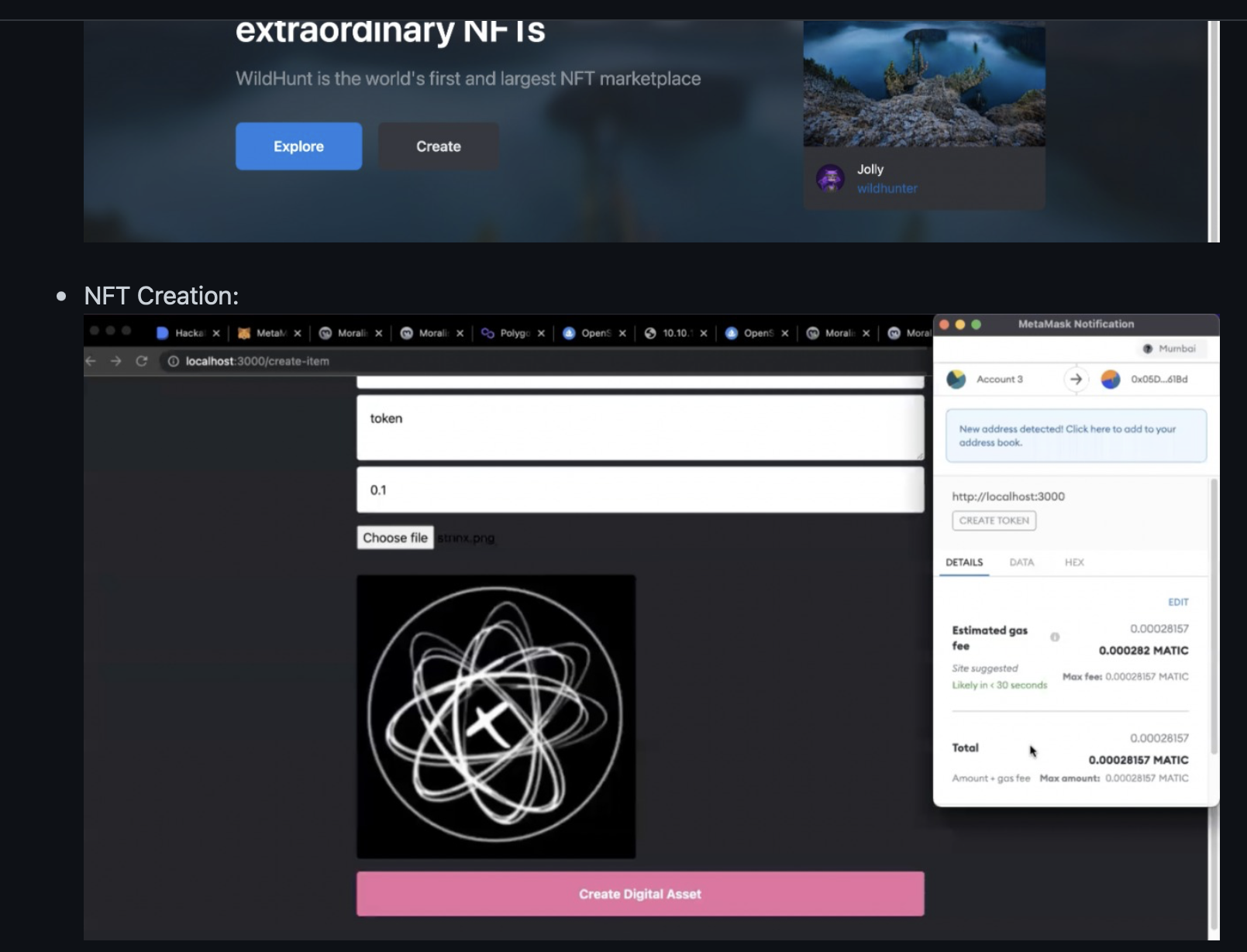 WILDHUNT -(Nft-MarketPlace)