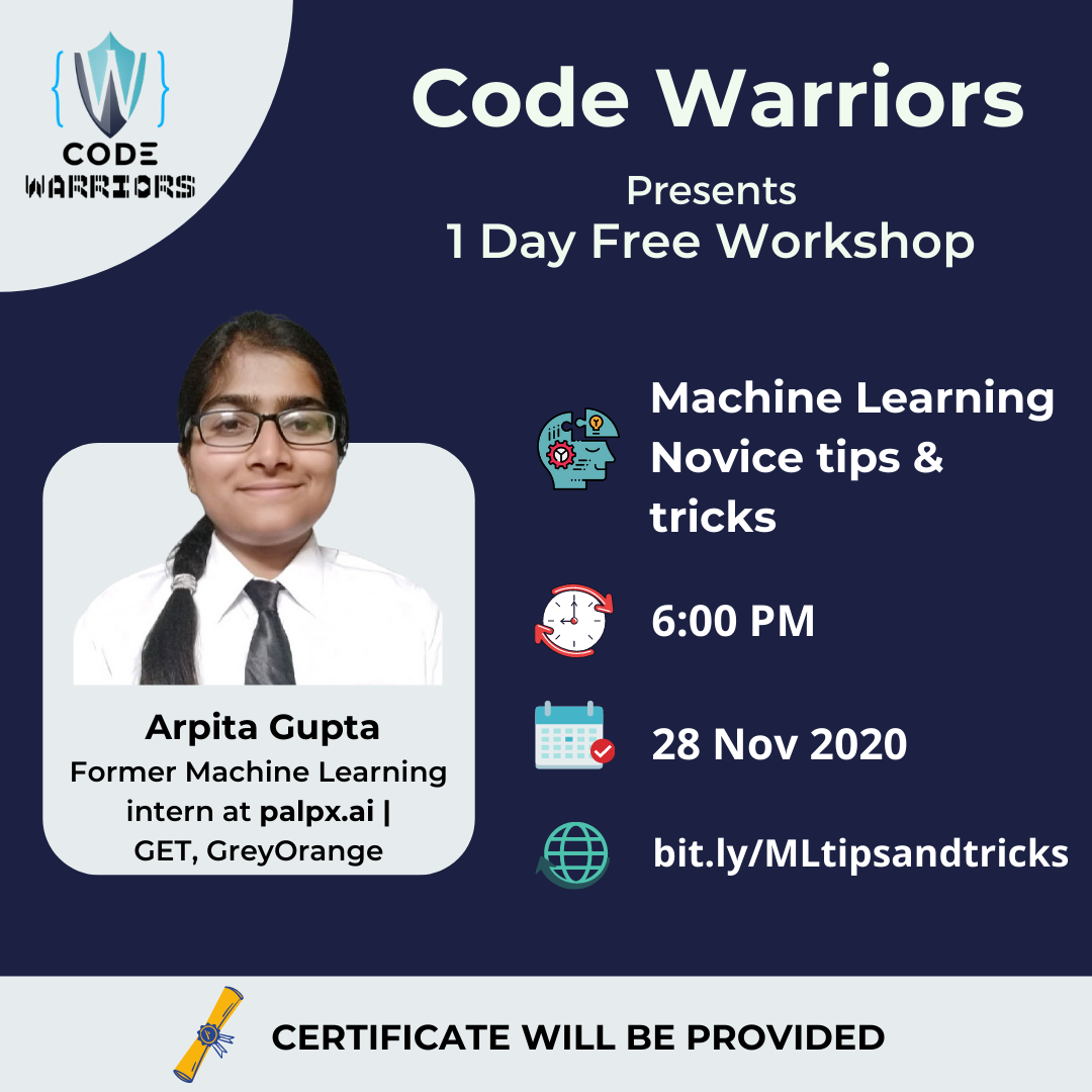 Machine Learning Novice tips & tricks Machine Learning Novice tips & tricks