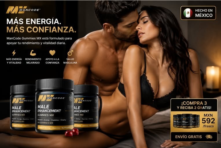 ManCode Gummies Mexico: La fórmula definitiva para la resistencia y el rendimiento. ManCode Gummies Mexico: La fórmula definitiva para la resistencia y el rendimiento.