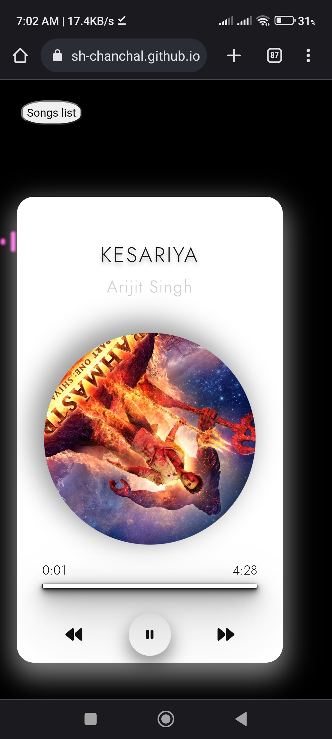 Music player