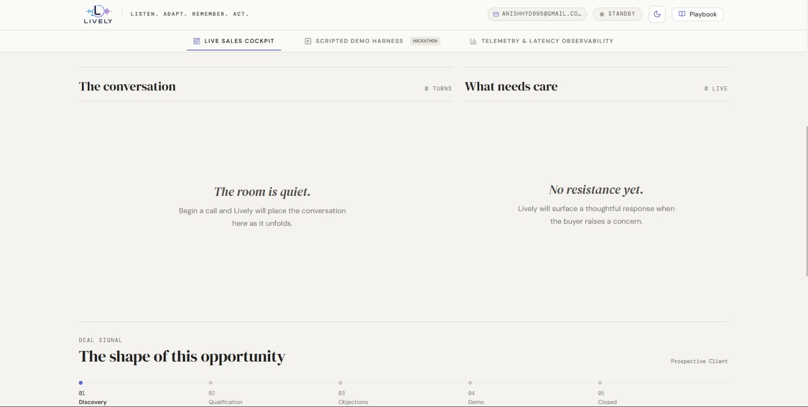 Lively: The Real-Time Voice AI Sales Agent Lively: The Real-Time Voice AI Sales Agent