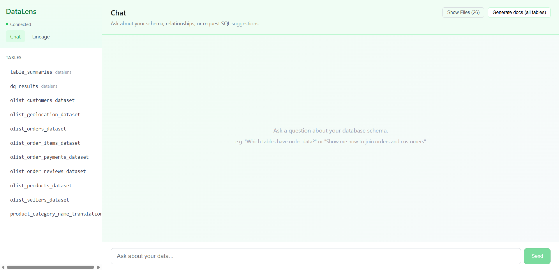DataLens  MCP-Powered Database Insight Engine