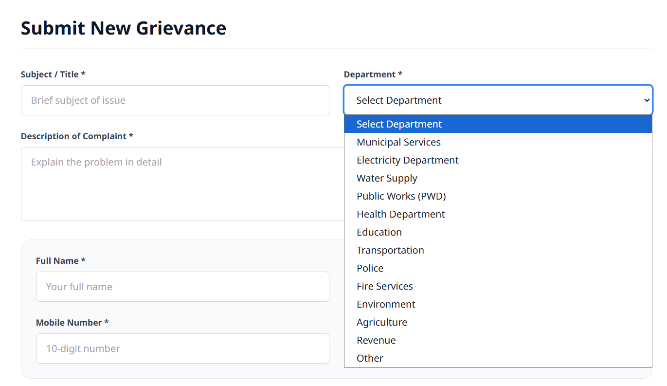 Grievance Flow Platform (PulseGov)