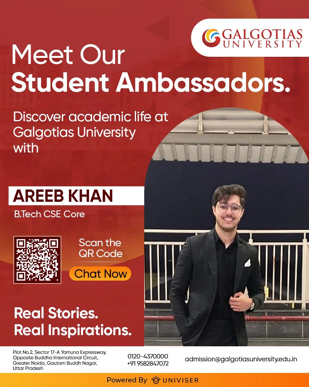 #galgotiasuniversity #futureready #lifeatgalgotias #studentambassador #campuslife #askastudent #galgotiaspride #highereducation #univiser #nofiltercampustalk #leadersoftomorrow #studysmart… | Areeb khan