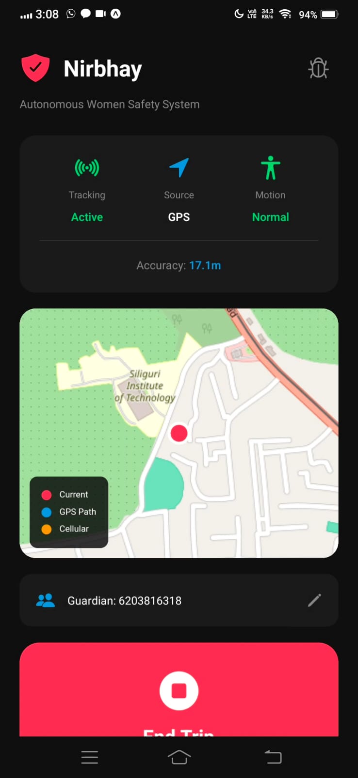 NIRBHAY — Autonomous Travel Safety & Emergency Alert System