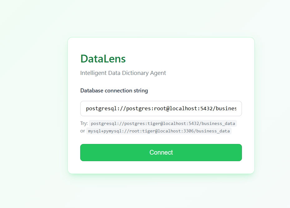 DataLens  MCP-Powered Database Insight Engine