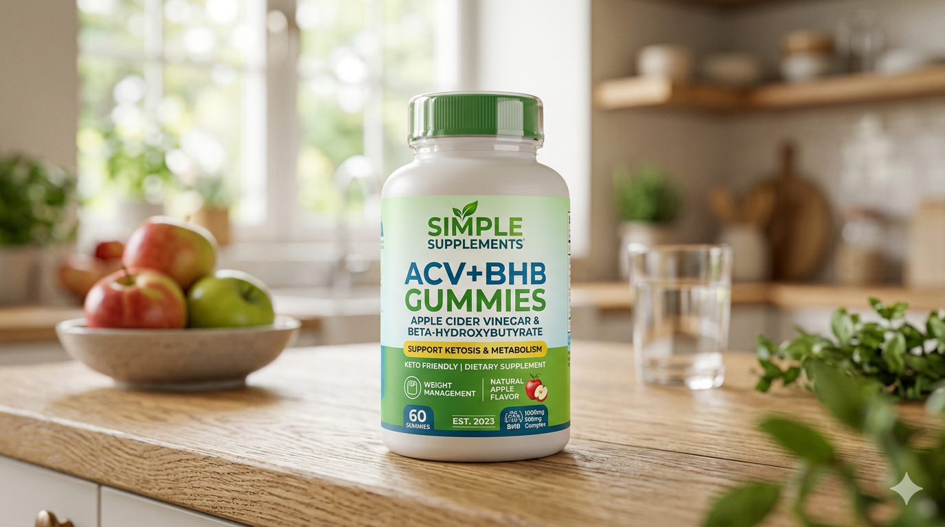 Simple Supplements ACV+BHB Gummies