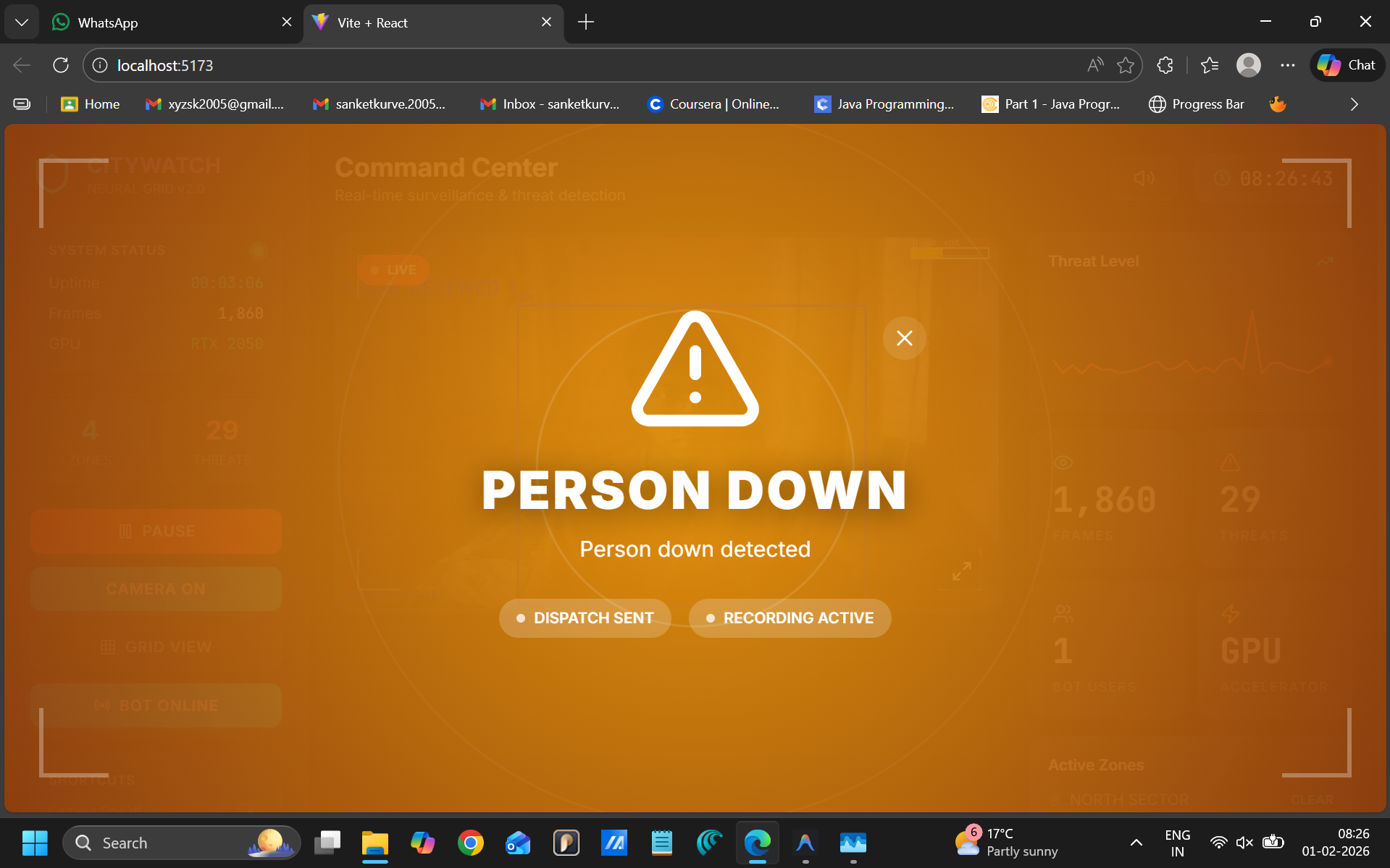 CityWatch - AI Urban Safety Platform