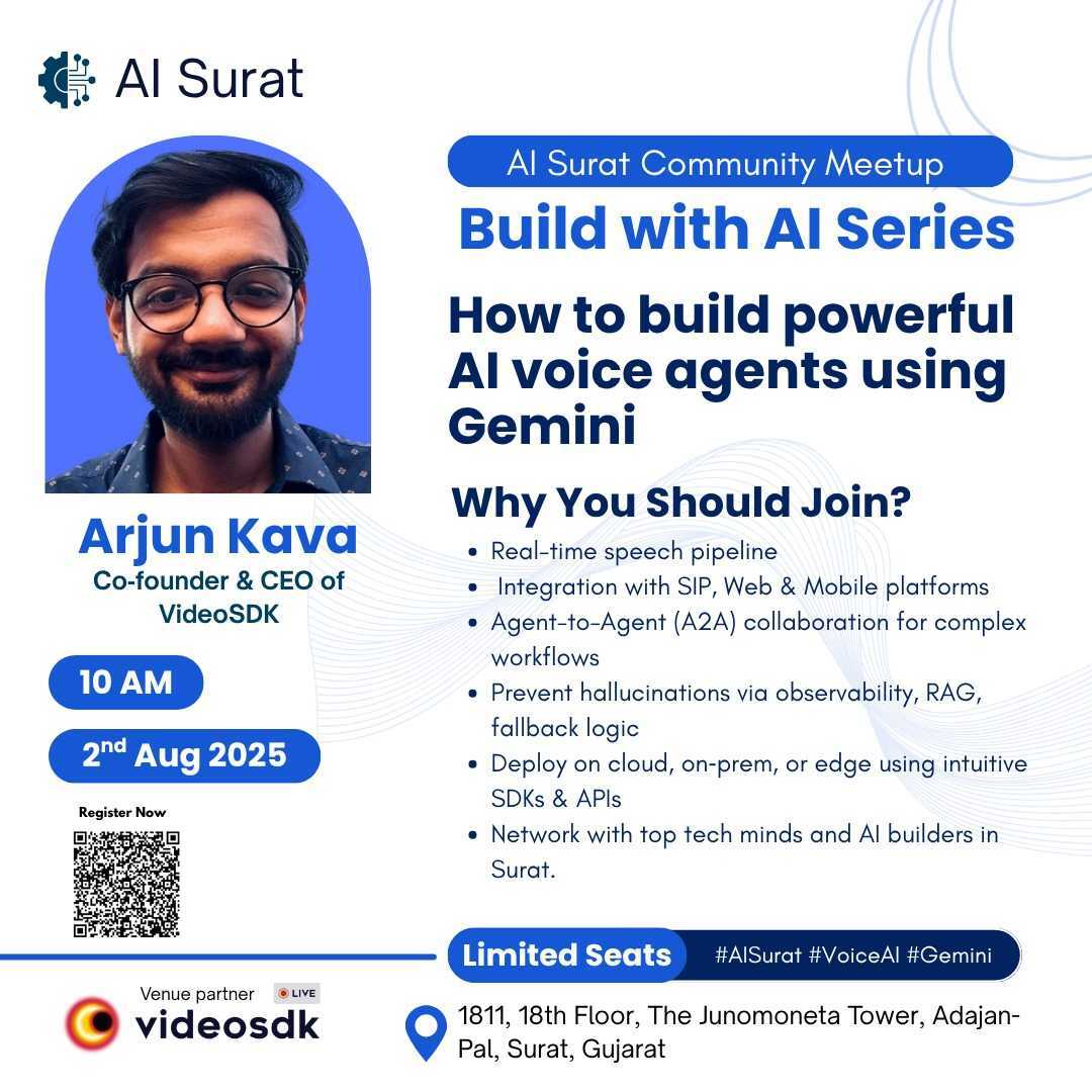 Build with AI: Hands-on Workshop on Building Powerful Voice Agents using Gemini